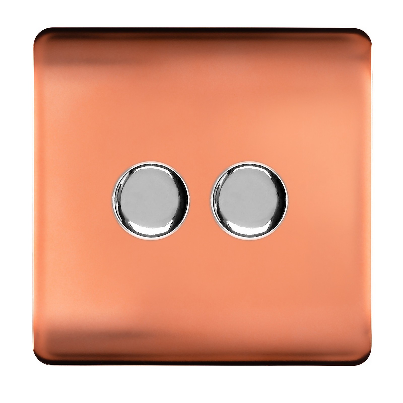 Photo of Trendi Switch Double Led Dimmer Switch - Copper