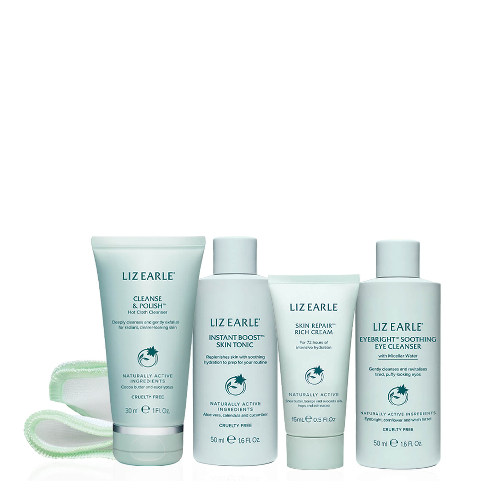 

Liz Earle Your Daily Routine with Skin Repair Rich Cream Try-Me Kit