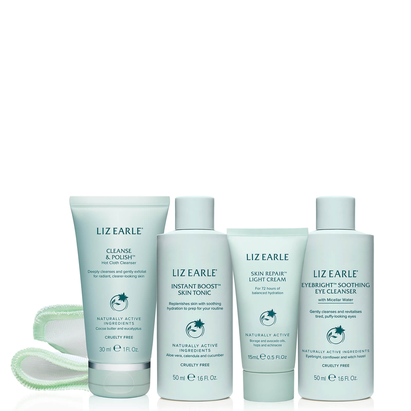 

Liz Earle Your Daily Routine with Skin Repair Light Cream Try-Me Kit
