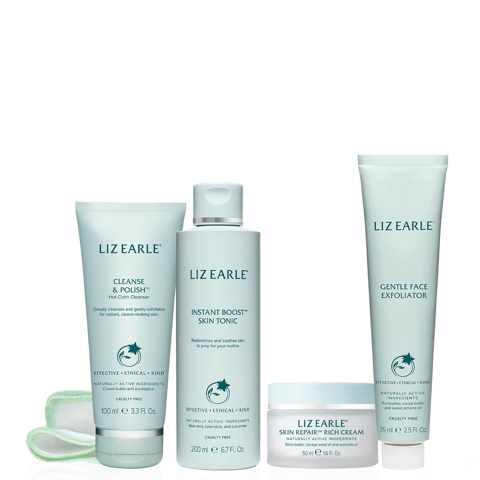 

Liz Earle Your Daily Routine with Skin Repair Rich Cream Kit