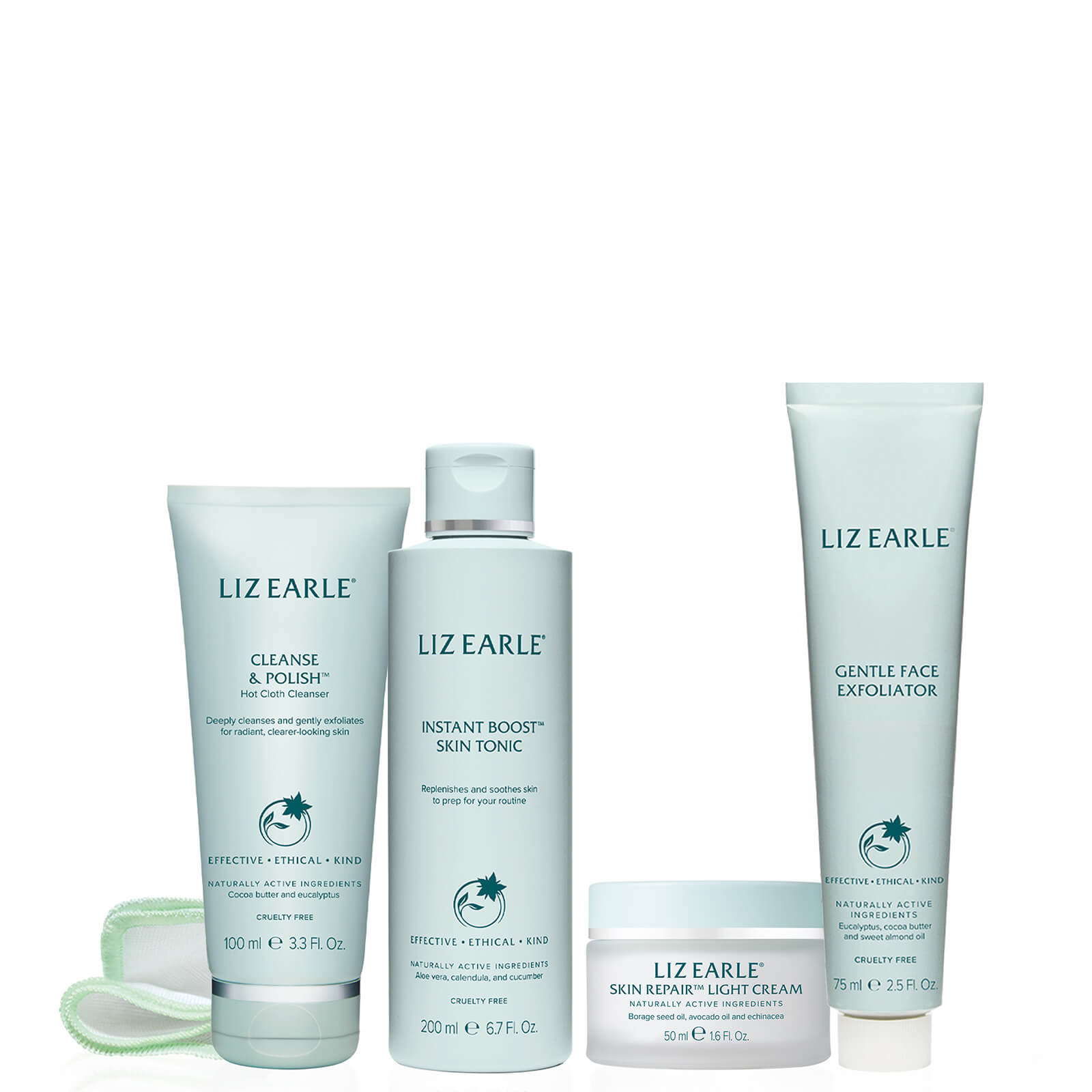 

Liz Earle Your Daily Routine with Skin Repair Light Cream Kit