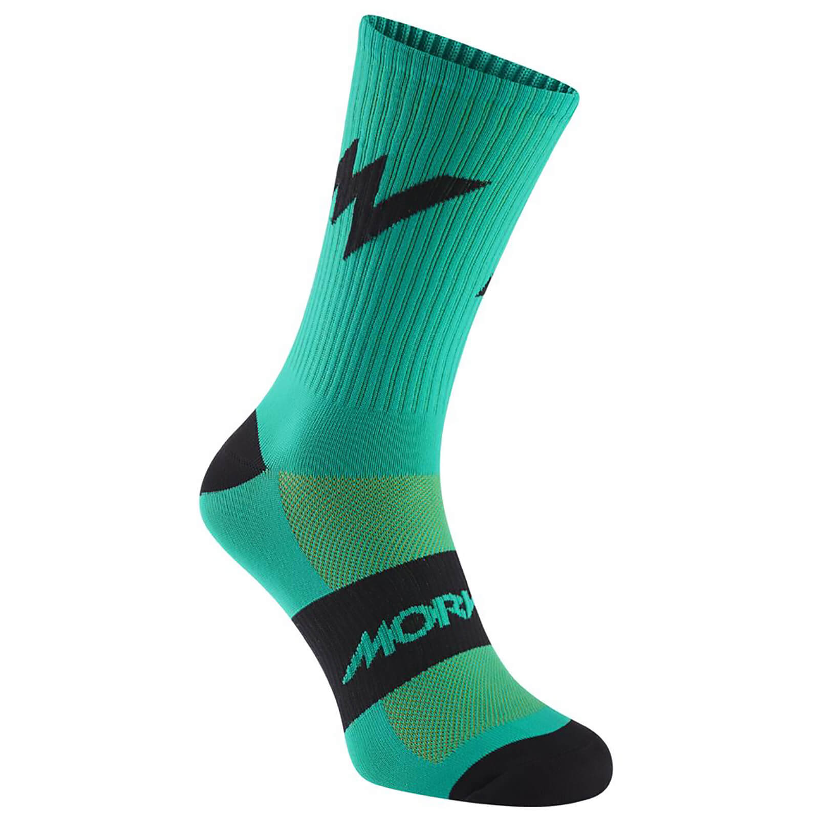 Morvelo Series Emblem Green Socks - L