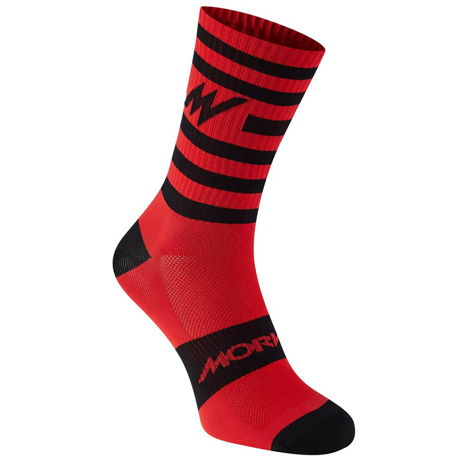 Morvelo Series Stripe Red Socks - S/M