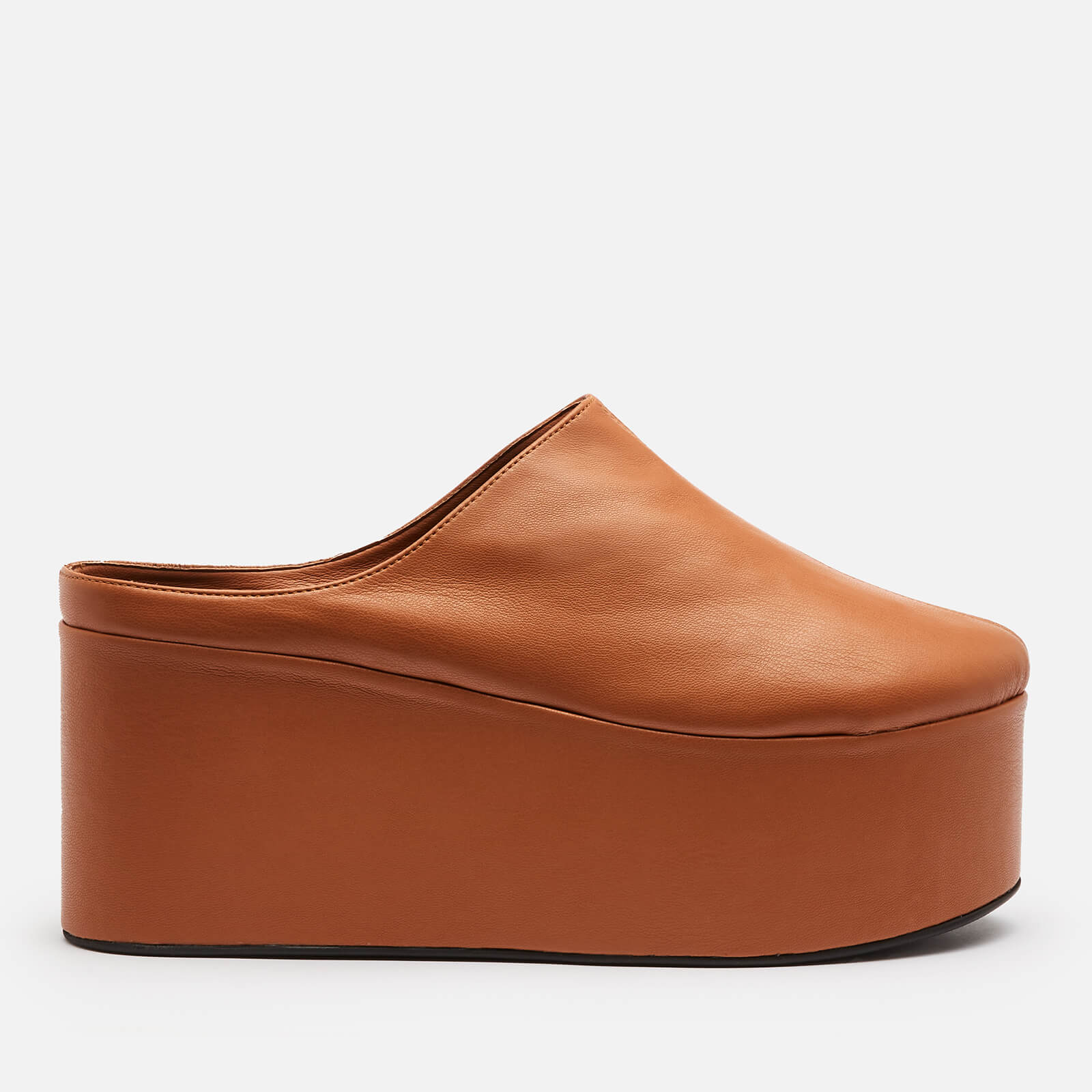 Simon Miller Women's Vegan Coaster Platform Clogs - Toffee - UK 4