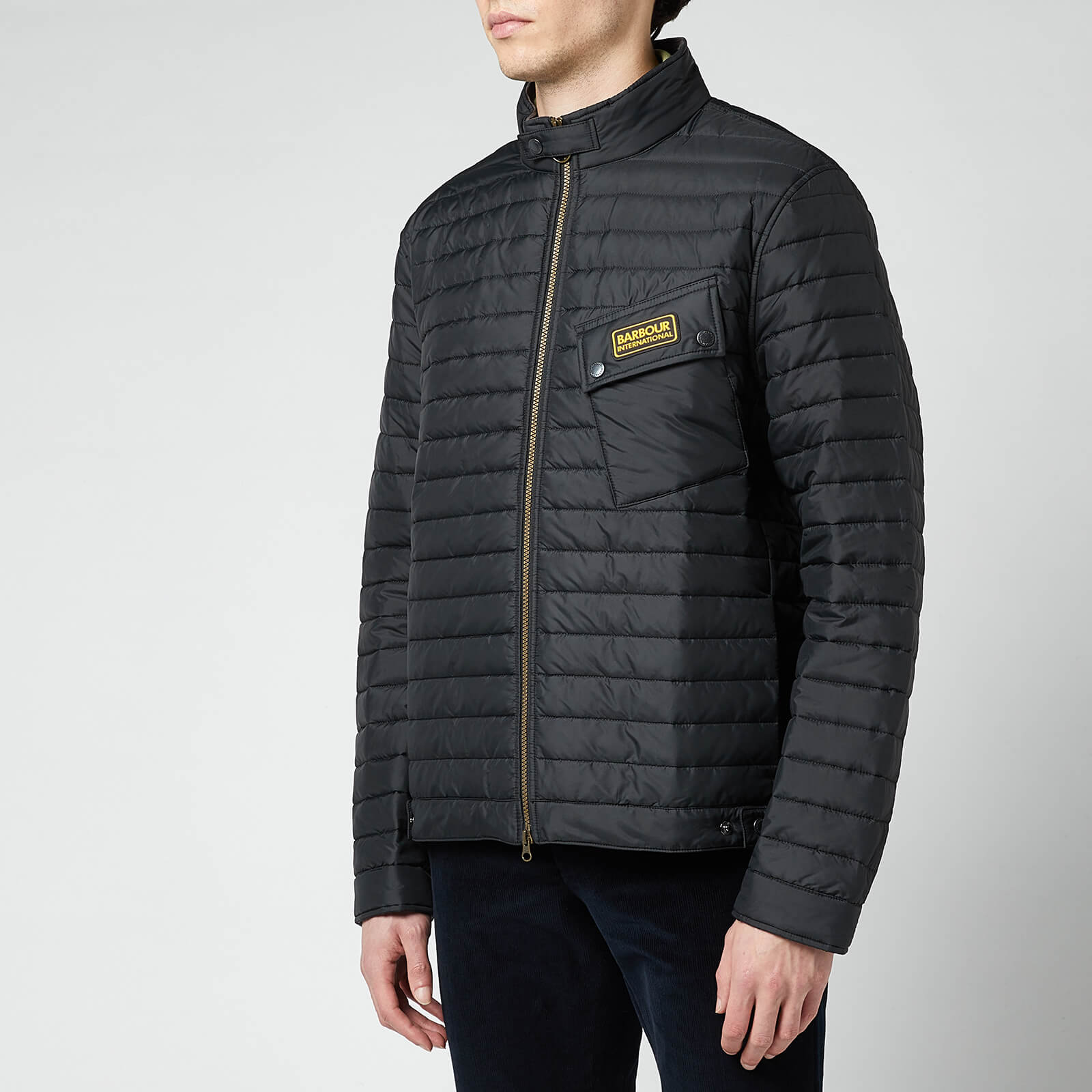 Barbour International Men's Path Quilted Jacket - Black - S