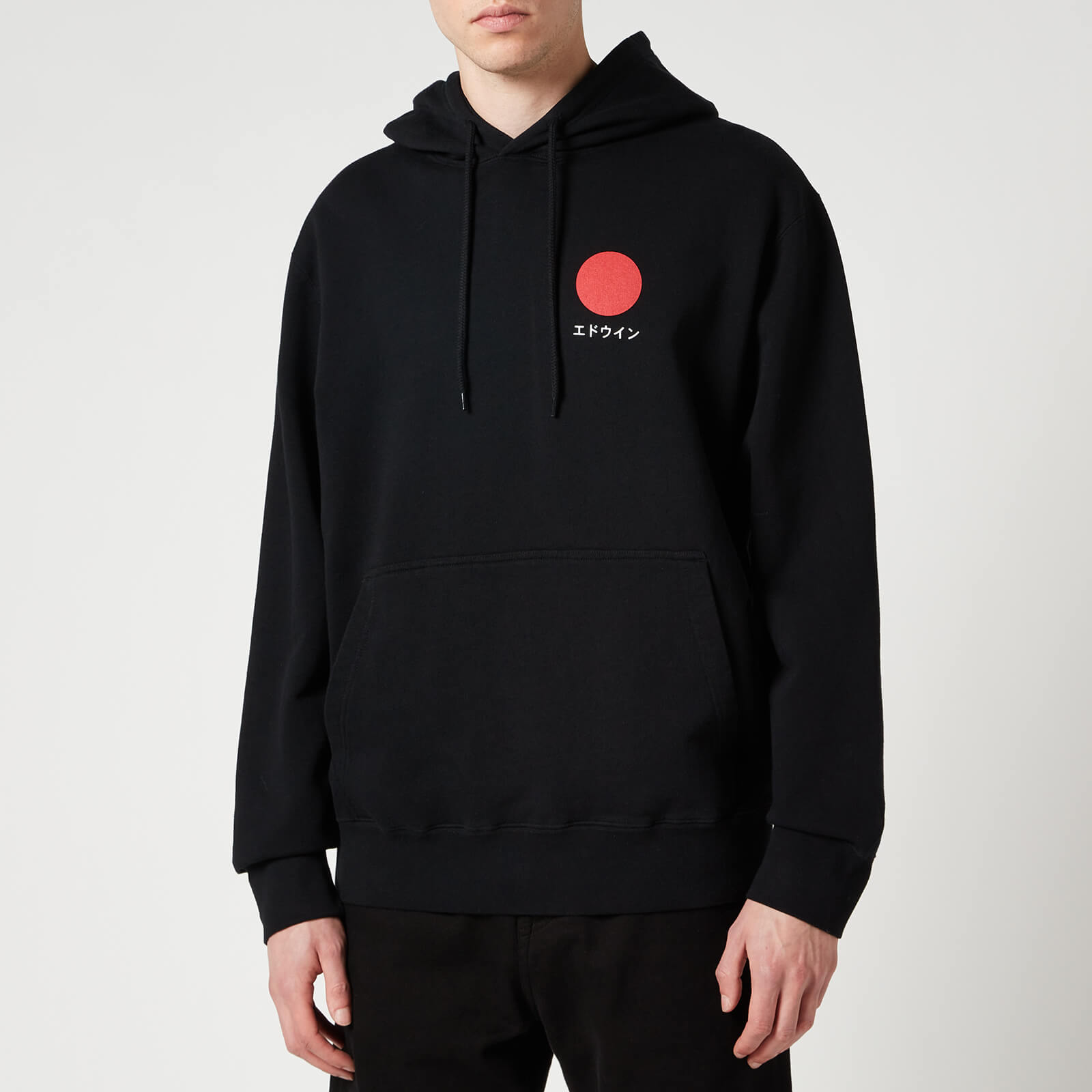 Edwin Men's Japenese Sun Hoodie - Black - L