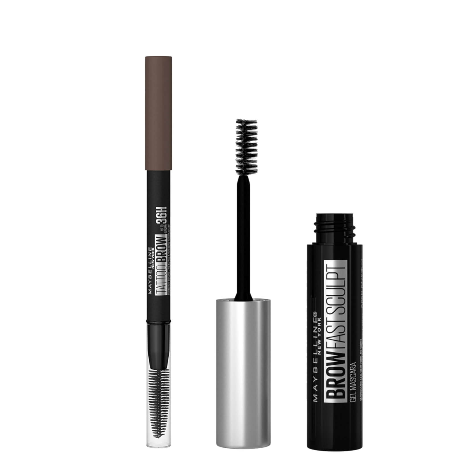 Maybelline Fill and Set Brow Bundle (Various Shades) - Deep Brown 07