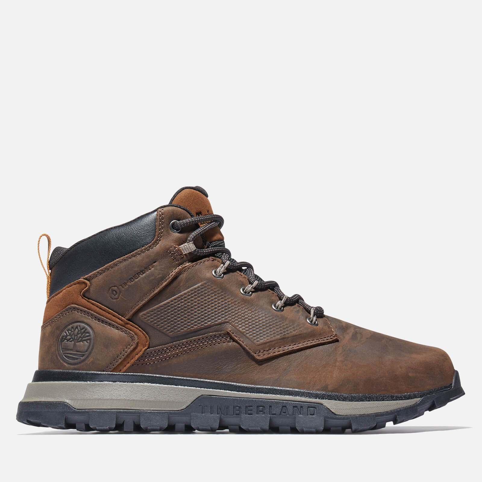 Timberland Men's Treeline Mid Waterproof Leather Hiking Boots - Dark Brown - UK 7
