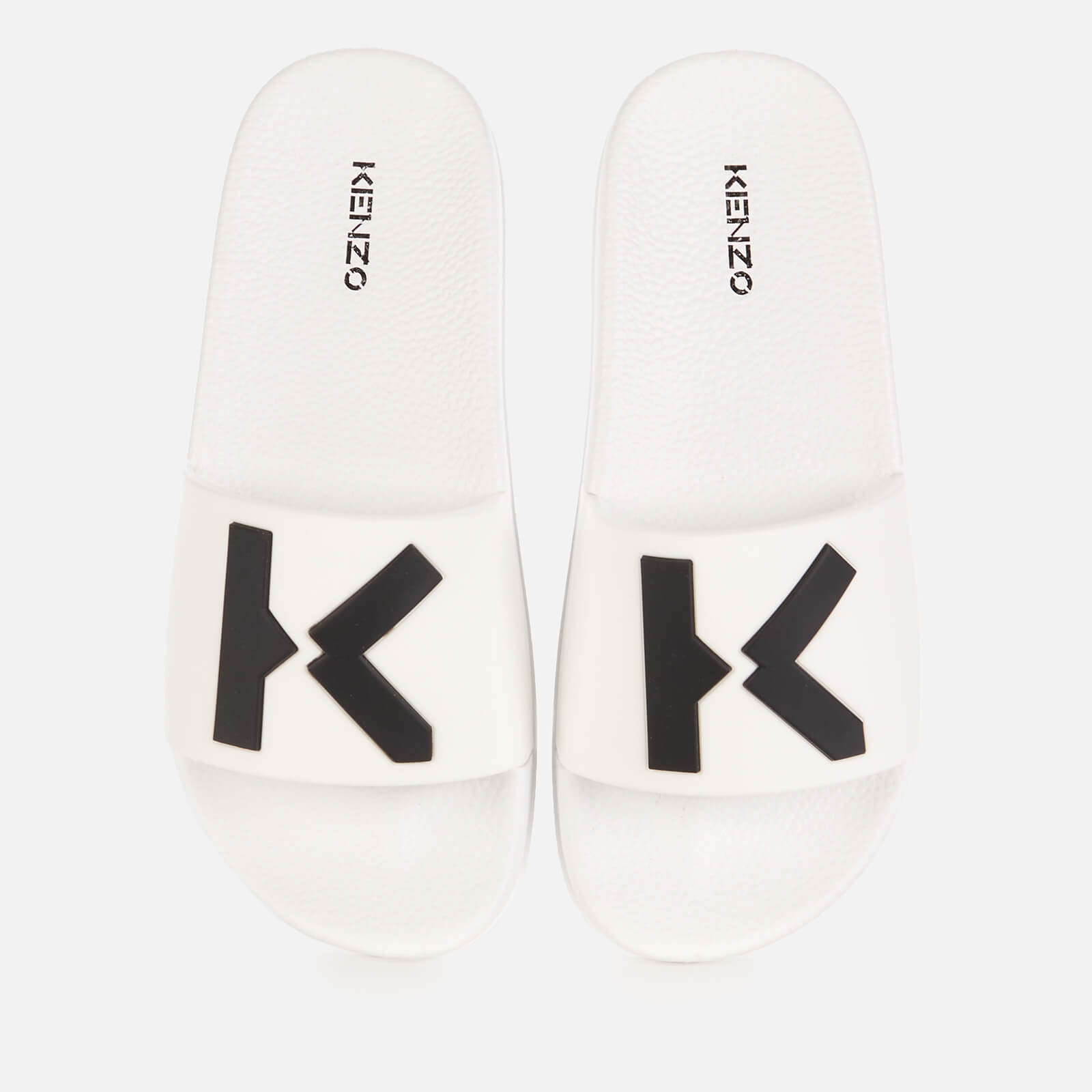 Kenzo Kids' K Logo Sliders - White - UK 12.5 Kids