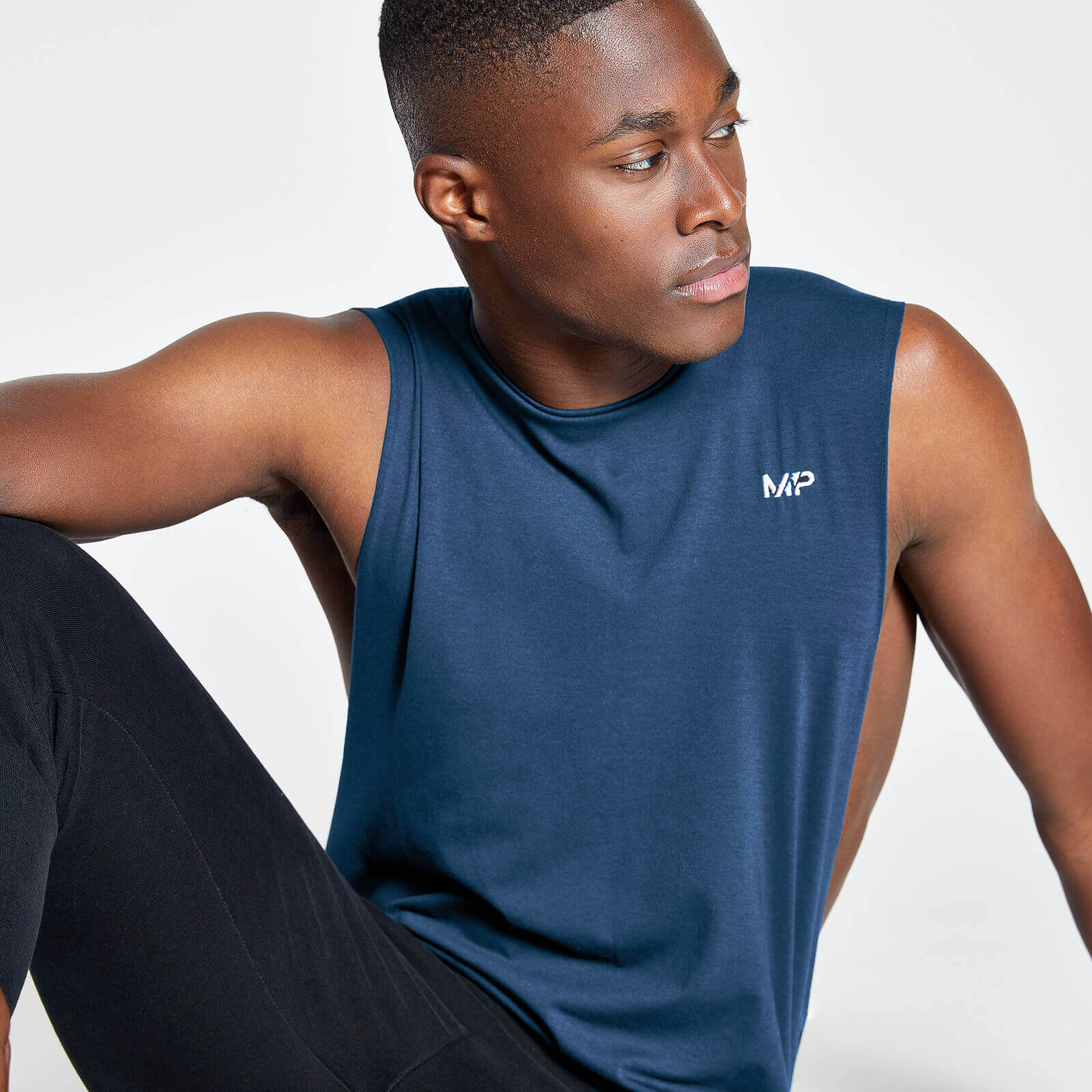 5059883085494 - Herren Essentials Drirelease Tanktop mit tiefem Armausschnitt Top — Petrol Blau - XS 5059883085494 - Herren Essentials Drirelease Tanktop mit tiefem Armausschnitt Top — Petrol Blau - XS