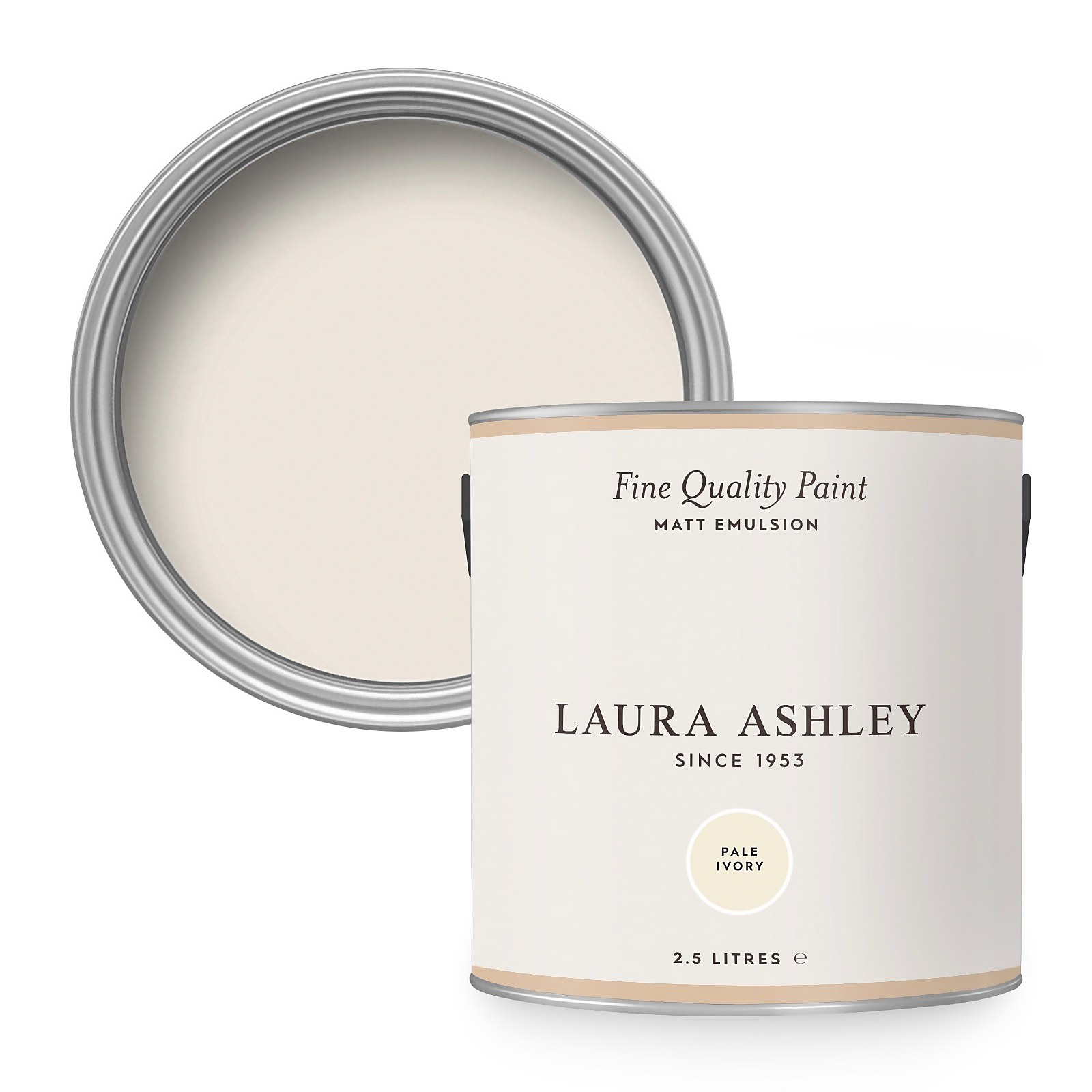 Photo of Laura Ashley Matt Emulsion Paint Pale Ivory 2.5l