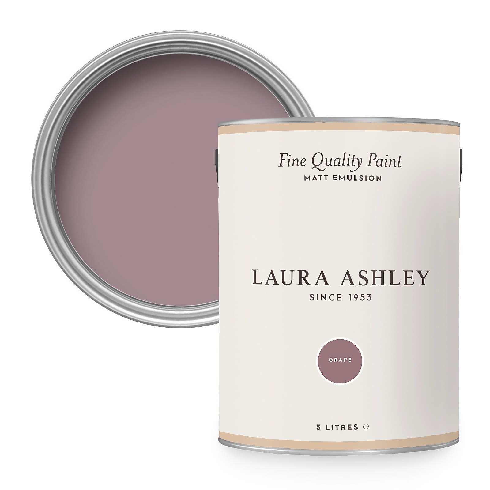 Photo of Laura Ashley Matt Emulsion Paint Grape 5l