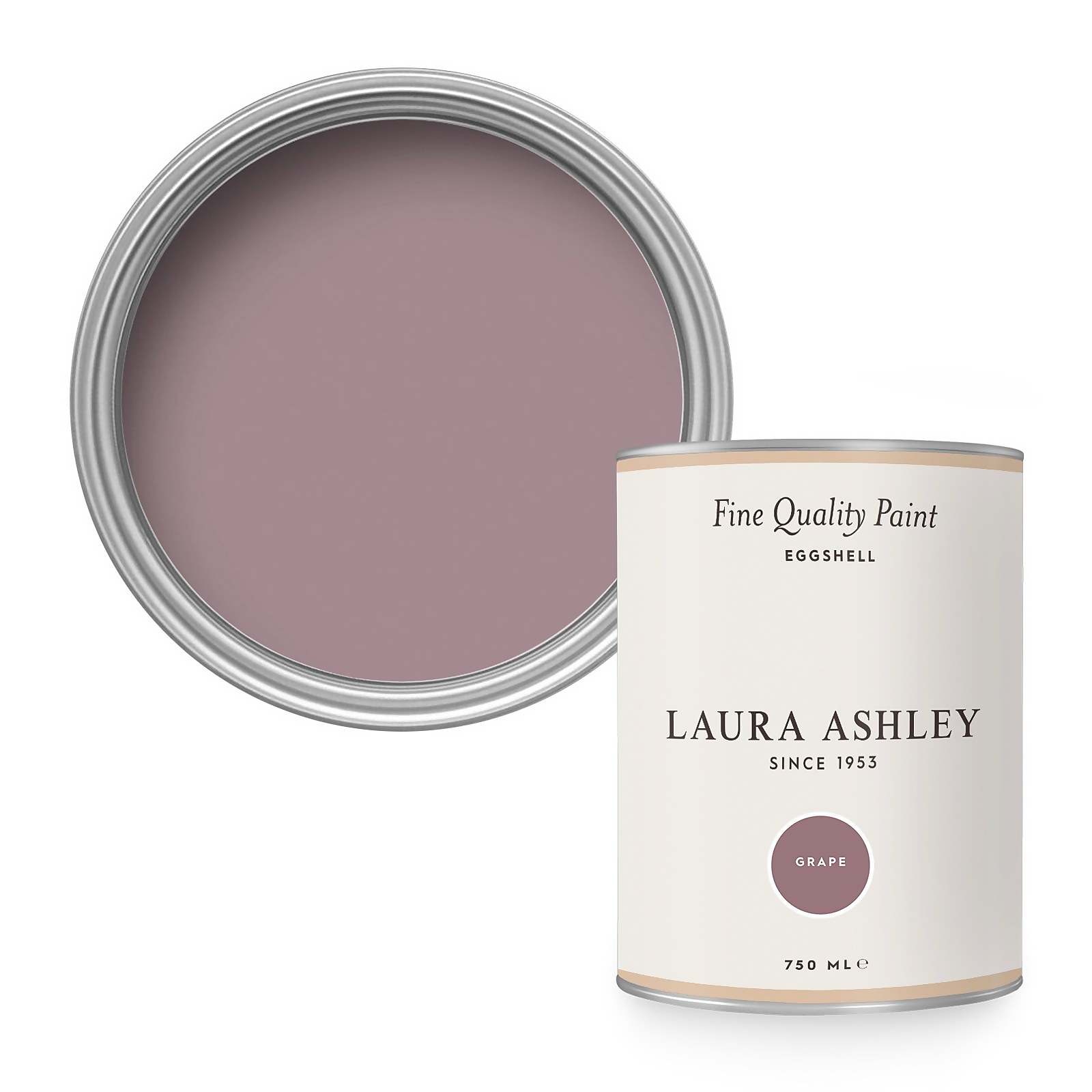 Photo of Laura Ashley Eggshell Paint Grape 750ml