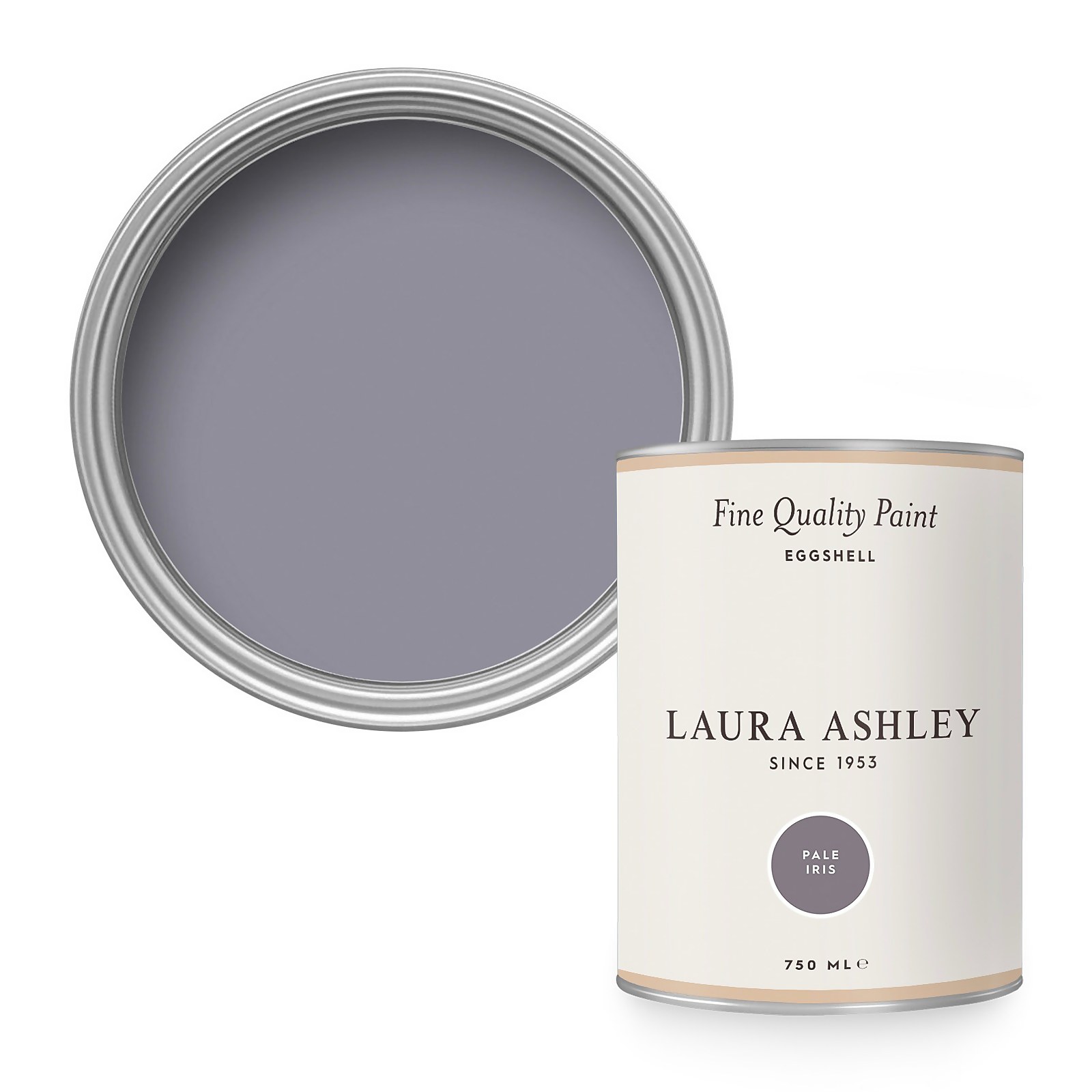 Photo of Laura Ashley Eggshell Paint Pale Iris 750ml