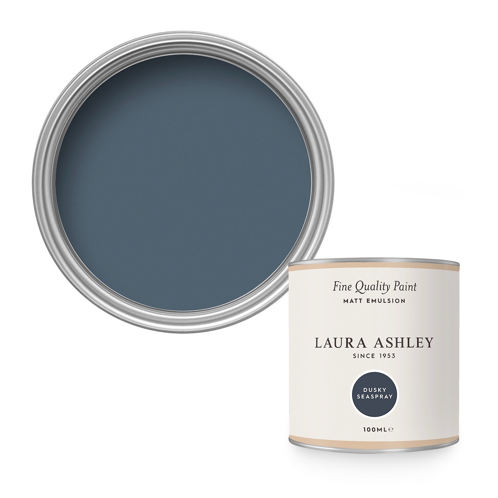 Photo of Laura Ashley Matt Emulsion Paint Dusky Seaspray Tester 100ml