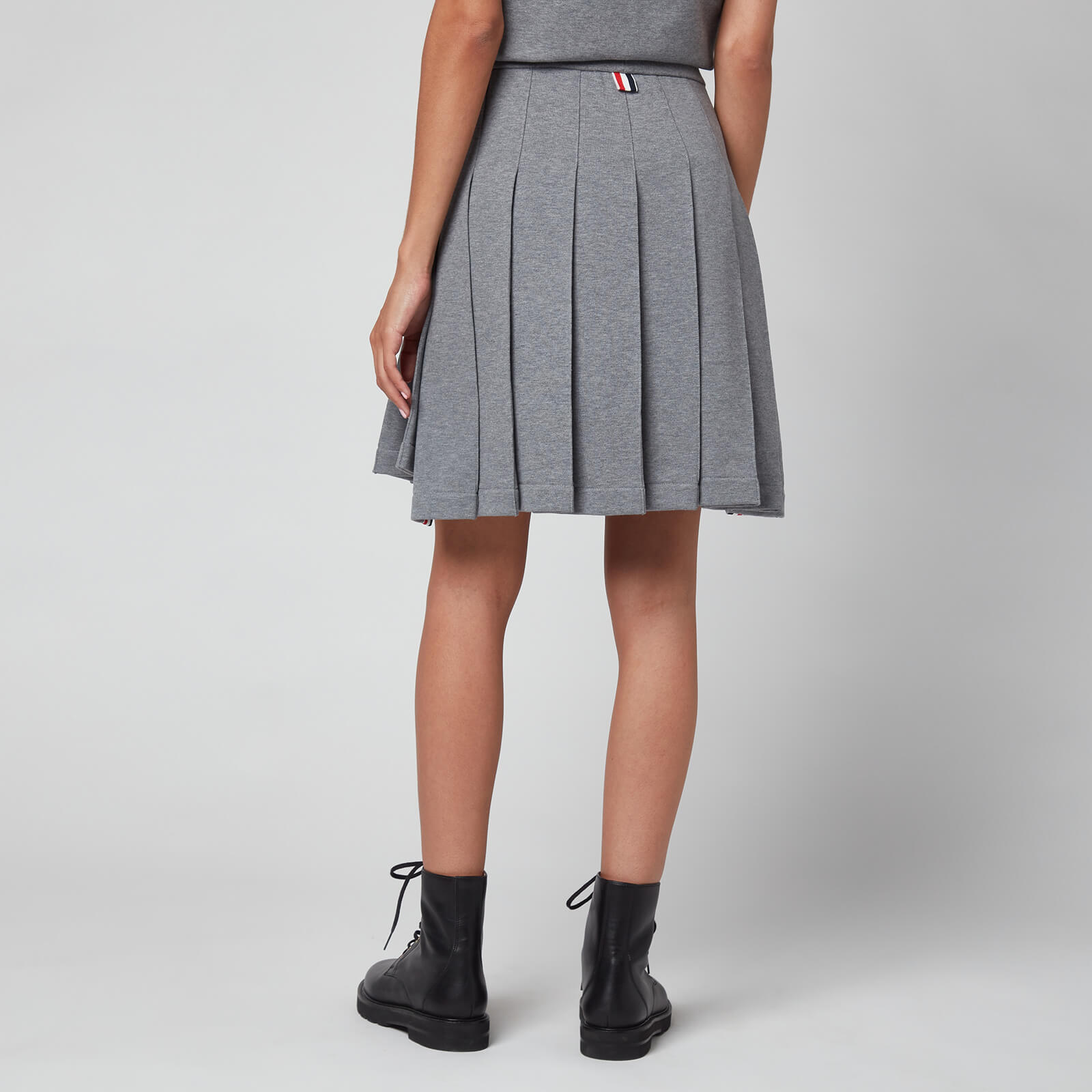 Thom Browne Women's Mini Pleated Skirt - Med Grey - IT38/UK6