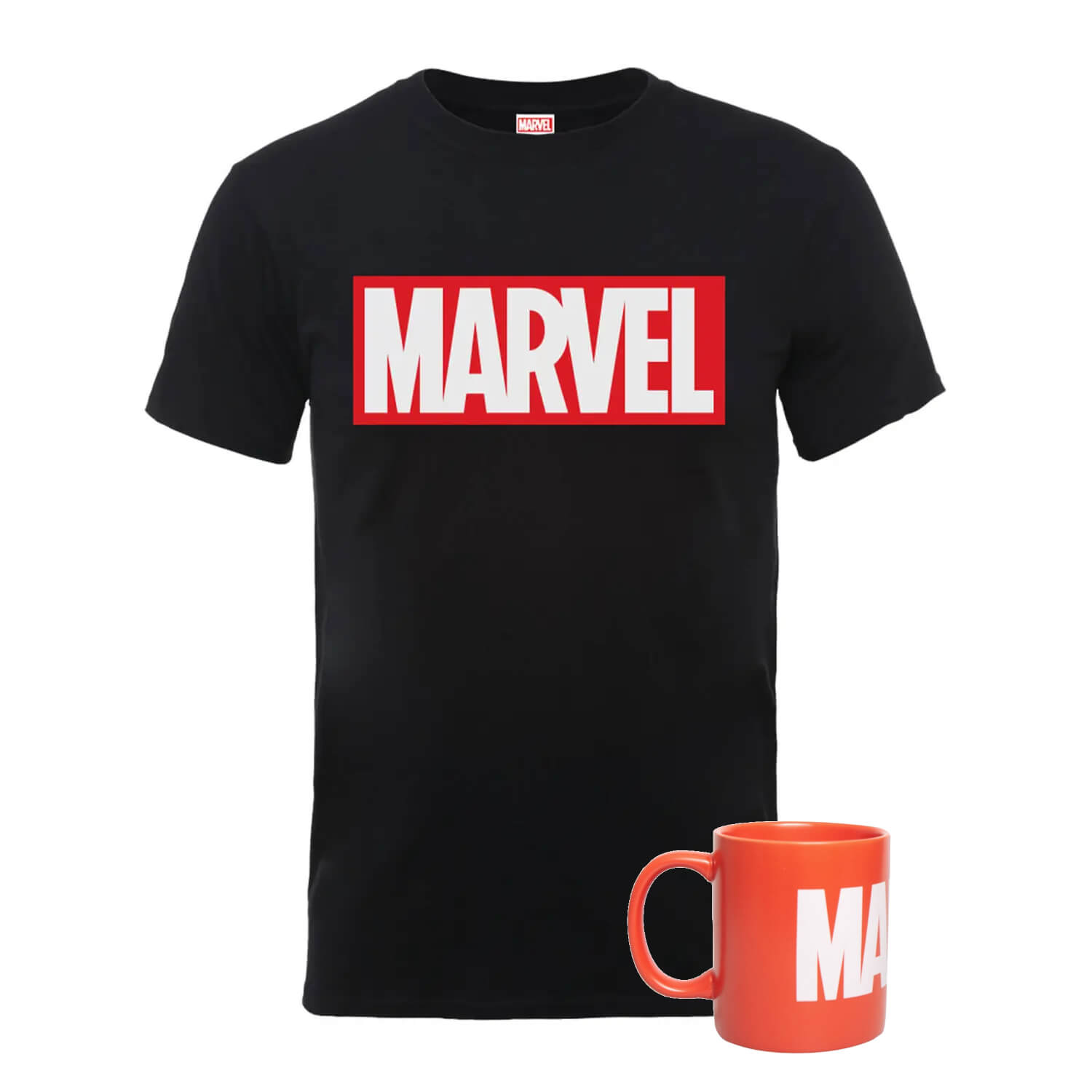Lot Marvel : T-Shirt + Mug - Men's - XS - Noir