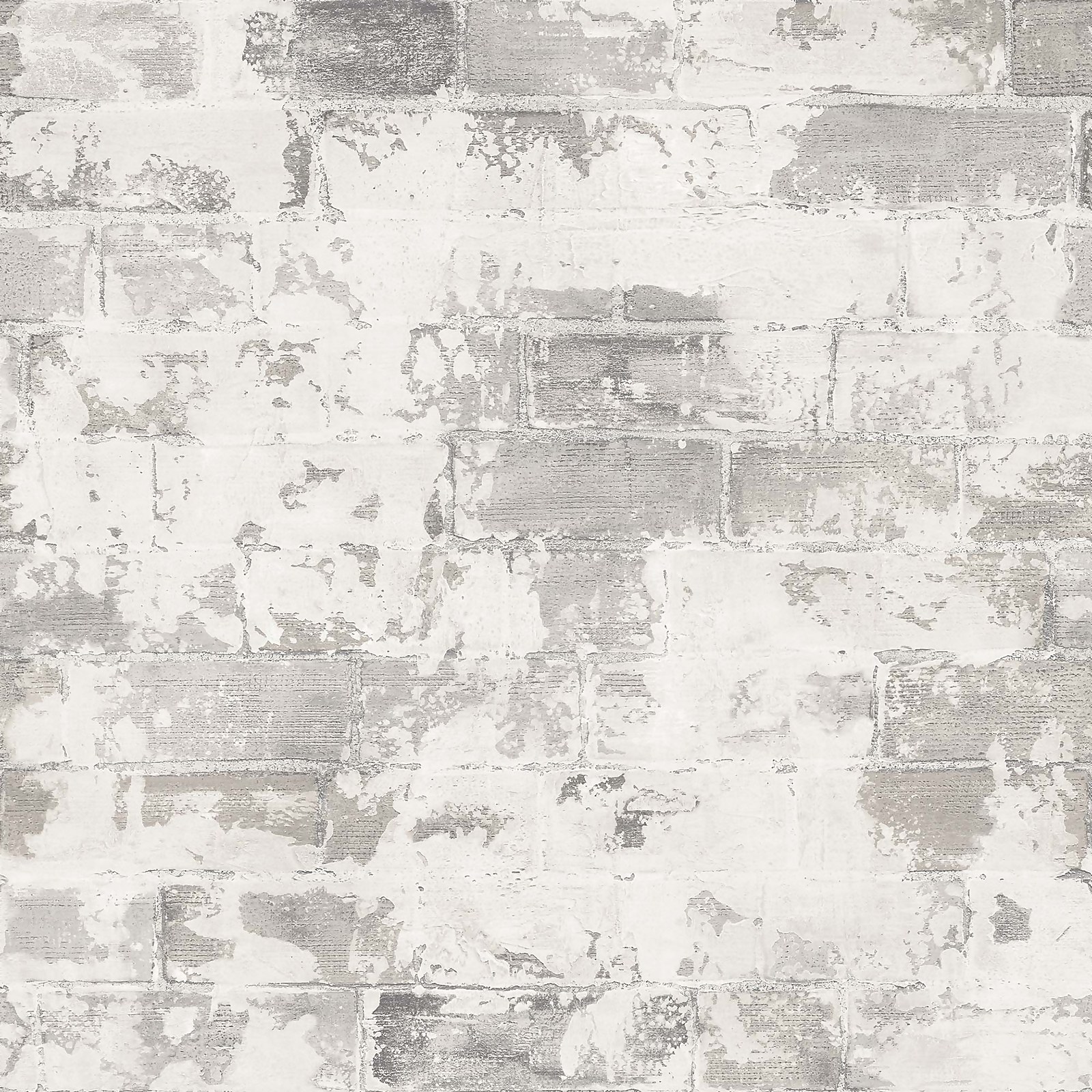 Photo of Organic Textures Brick Grey Wallpaper Sample