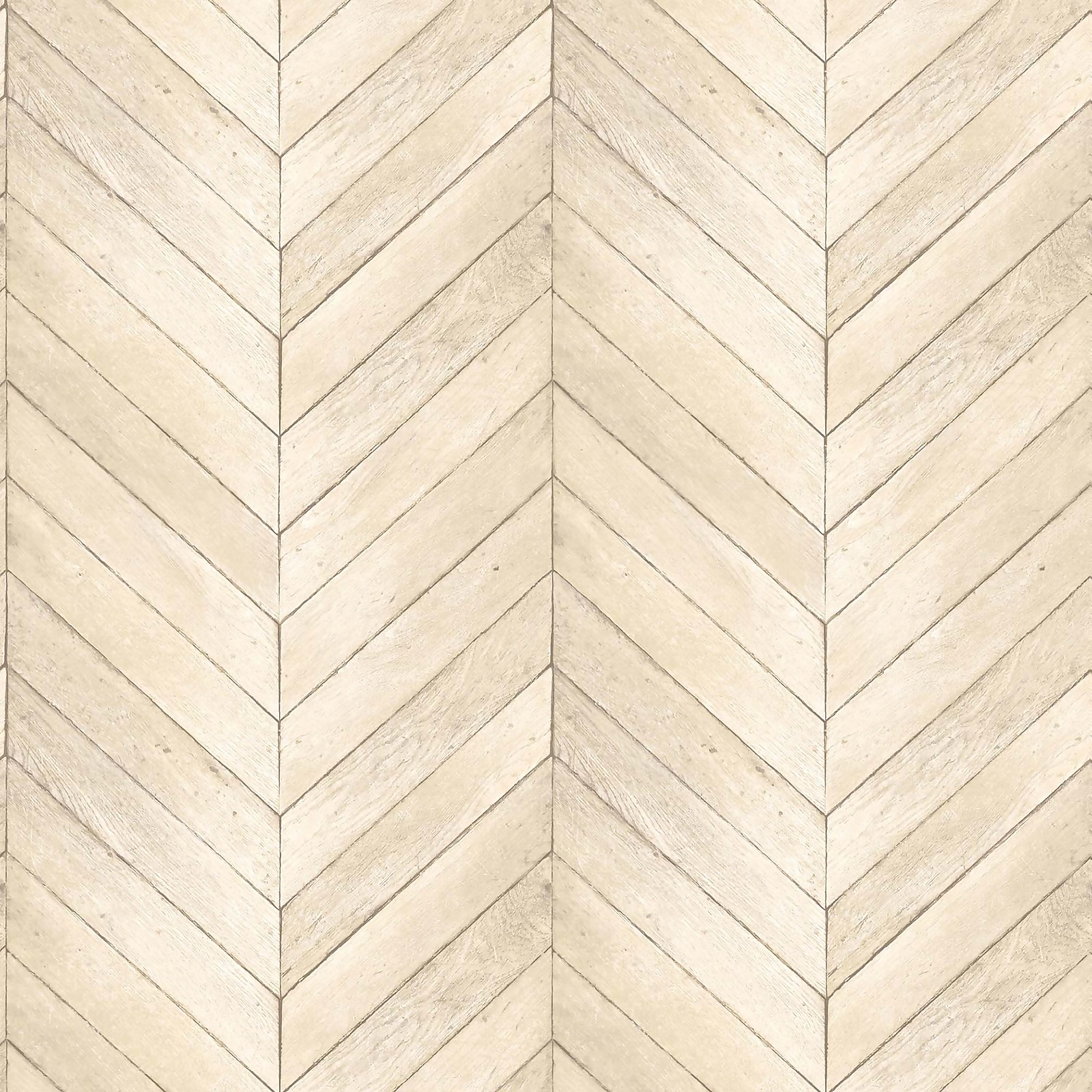 Photo of Organic Textures Chevron Wood Beige Wallpaper Sample