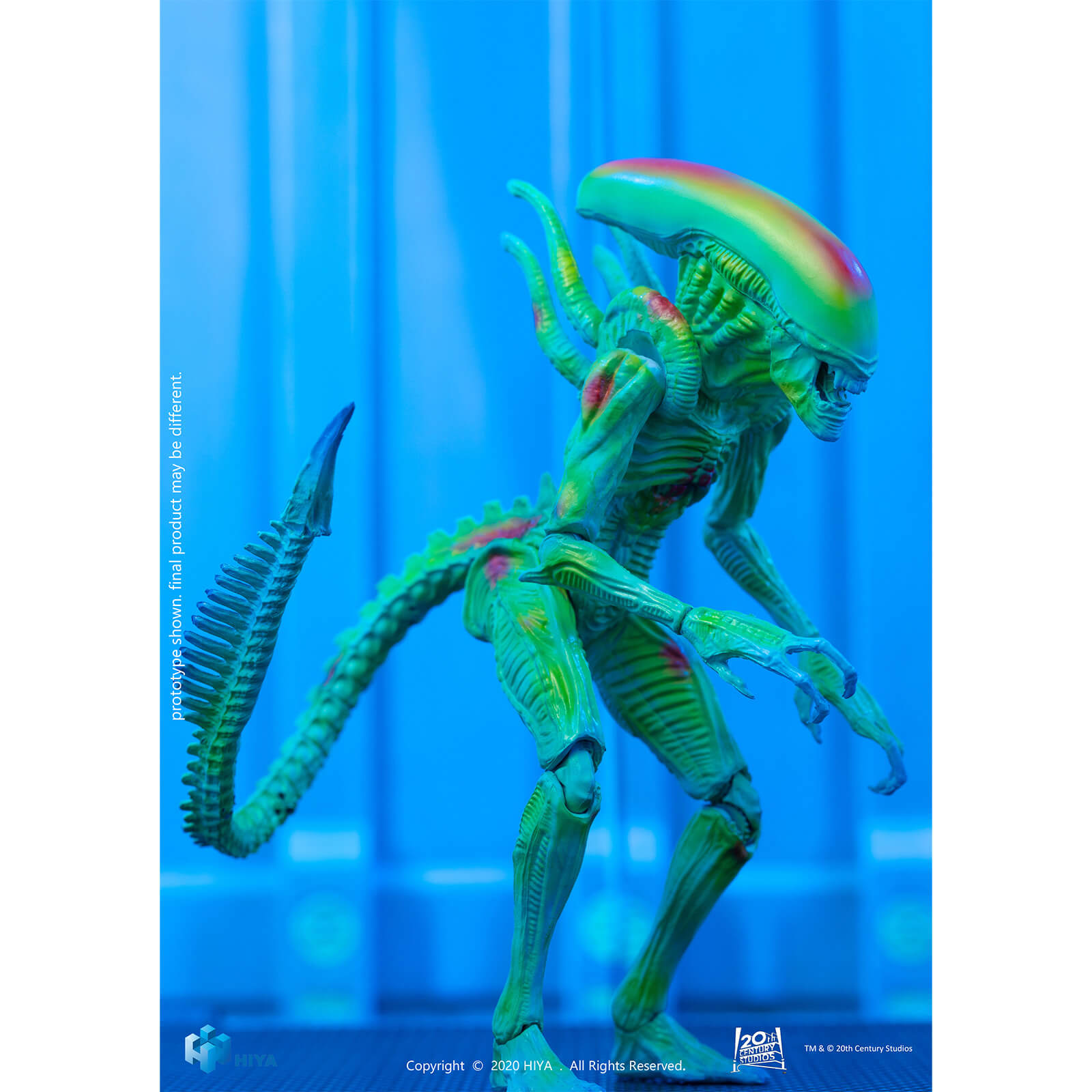 HIYA Toys Alien Vs. Predator Exquisite Mini 1/18 Scale Figure - Thermal Vision Alien Warrior