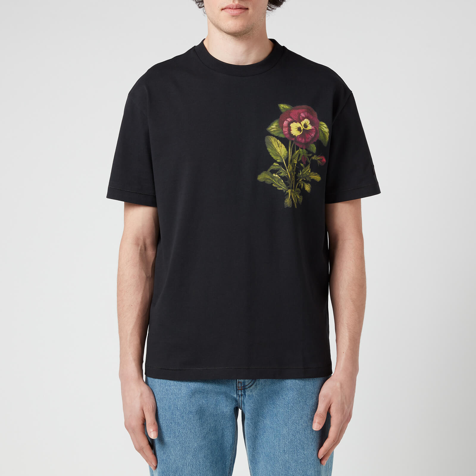KENZO Men's Floral Graphic T-Shirt - Black - XS