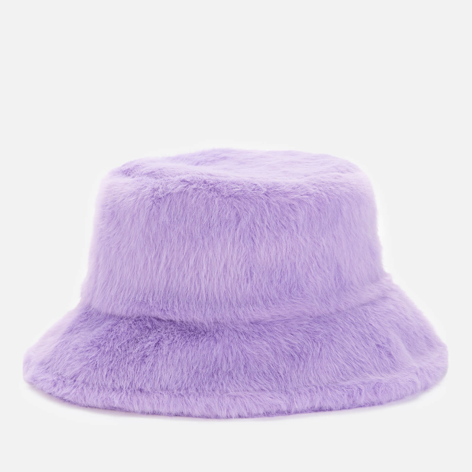 Stand Studio Women's Wera Faux Fur Bucket Hat - Topaz Purple - S