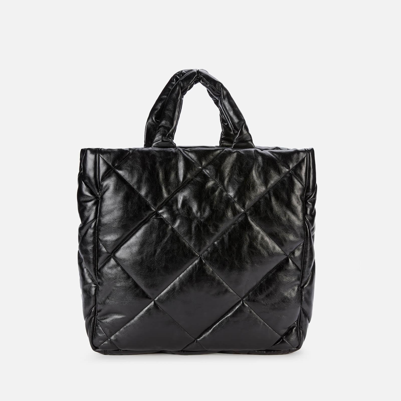 Stand Studio Women's Assante Diamond Faux Leather Bag - Black