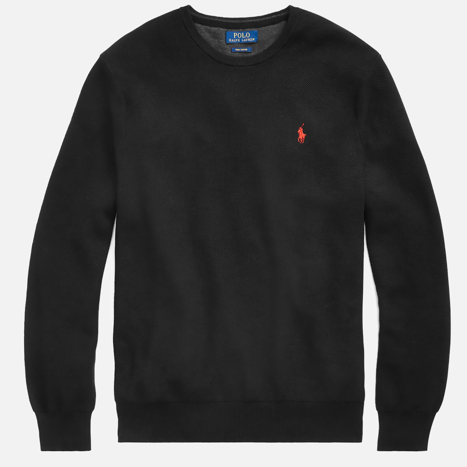 Polo Ralph Lauren Men's Pima Cotton Crewneck Jumper - Polo Black - M