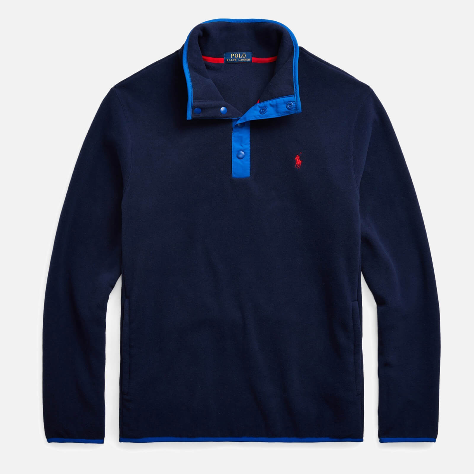 Polo Ralph Lauren Men's Quarter Neck Pullover Sweatshirt - Cruise Navy - M