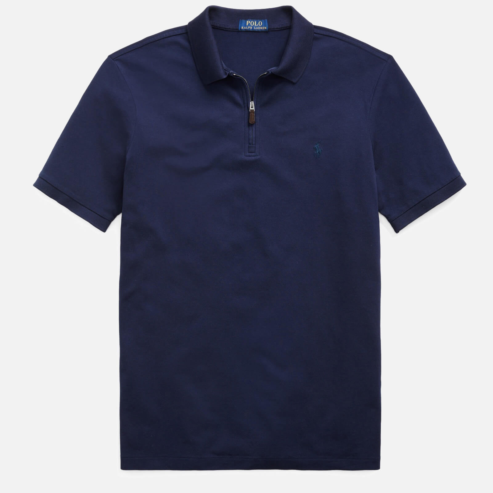 Polo Ralph Lauren Men's Half Zip Polo Shirt - French Navy - S