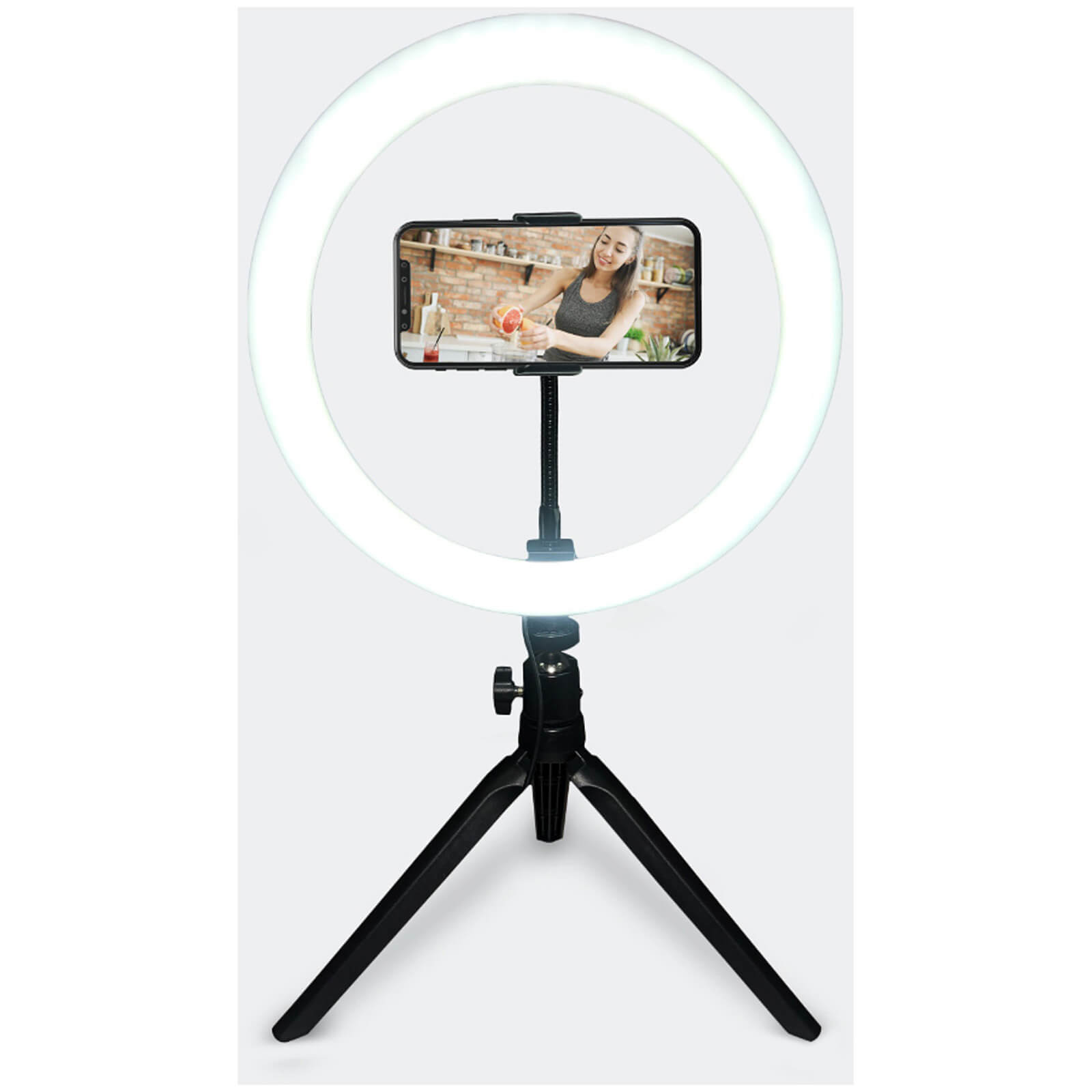 Click to view product details and reviews for Vlogging Light With Tripod White.