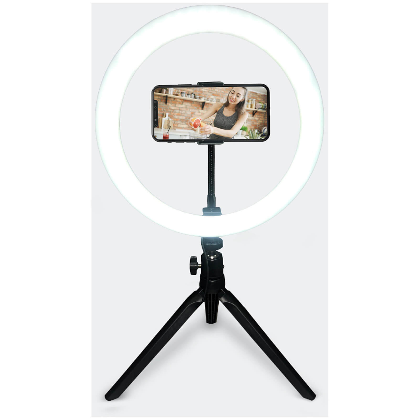 Vlogging Light with Tripod (White)