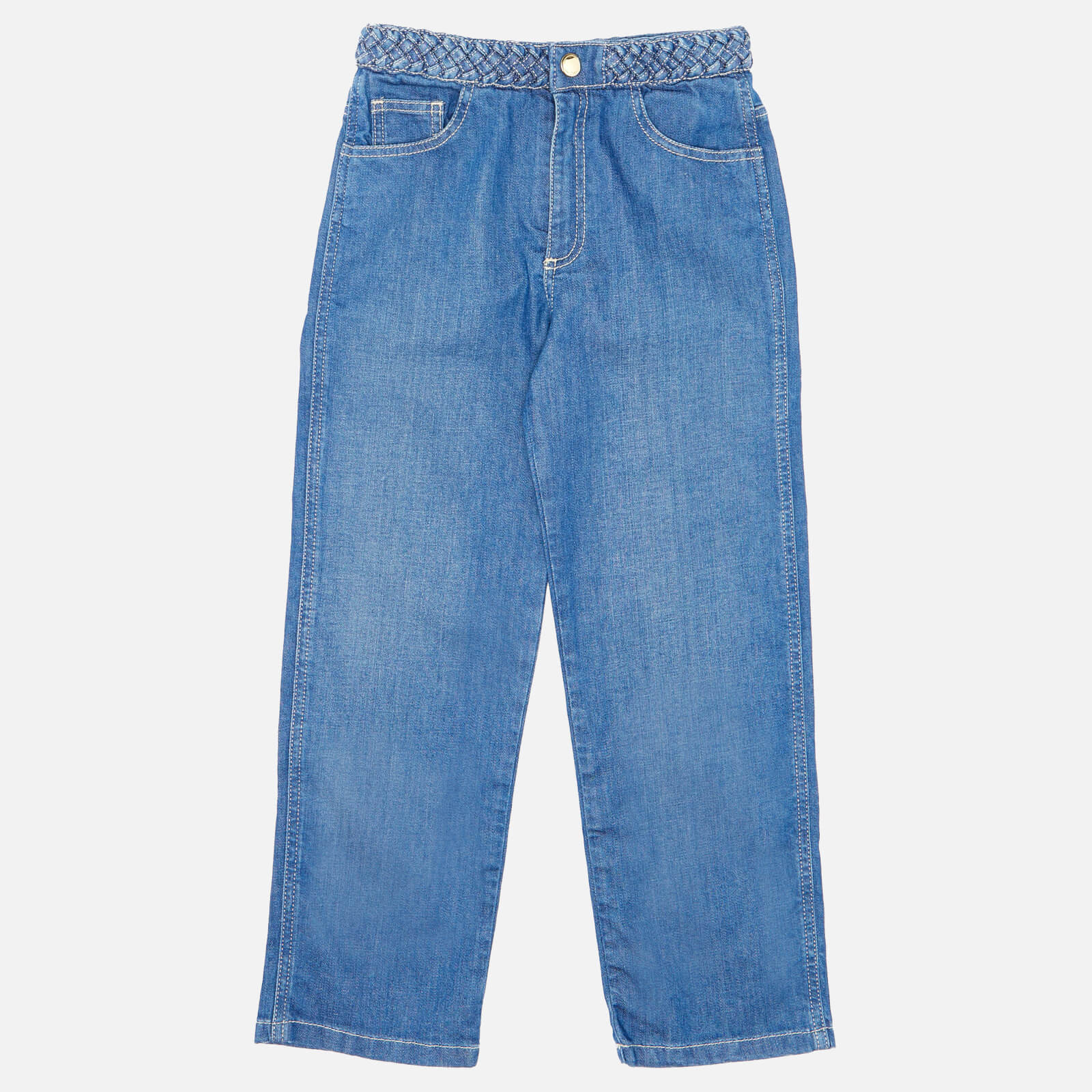 Chloé Girls' Denim Trousers - Denim Blue - 12 Years