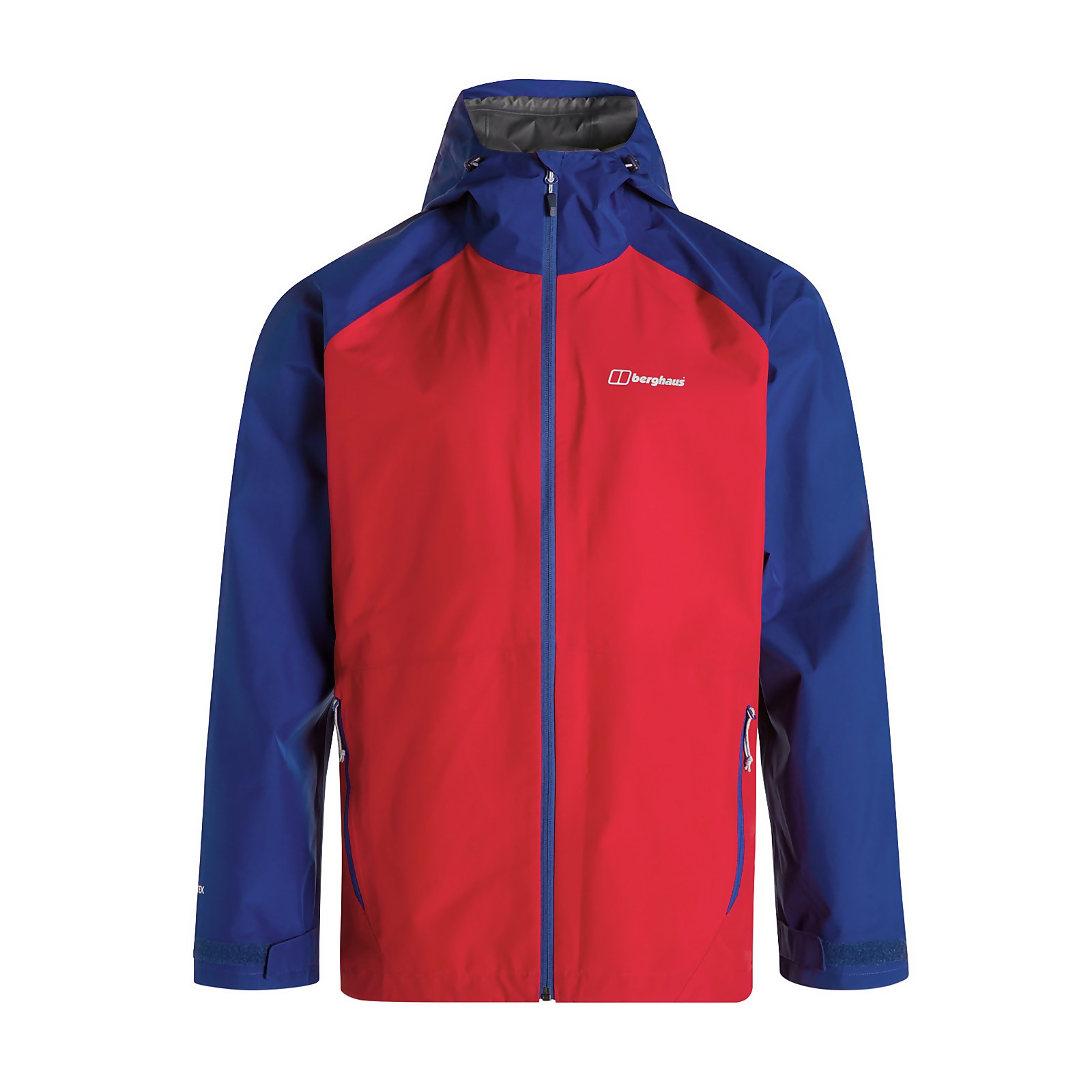 Berghaus Mens Paclite 2.0 Waterproof Jacket - Red / Blue - XS