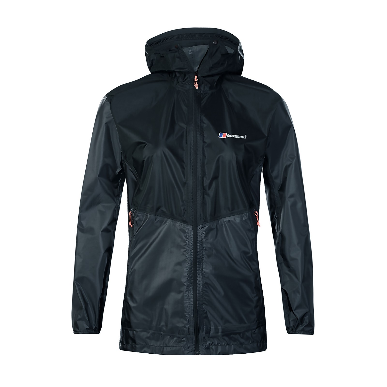 Berghaus Womens Fast Hike Waterproof Jacket - Dark Grey/ Black - 18