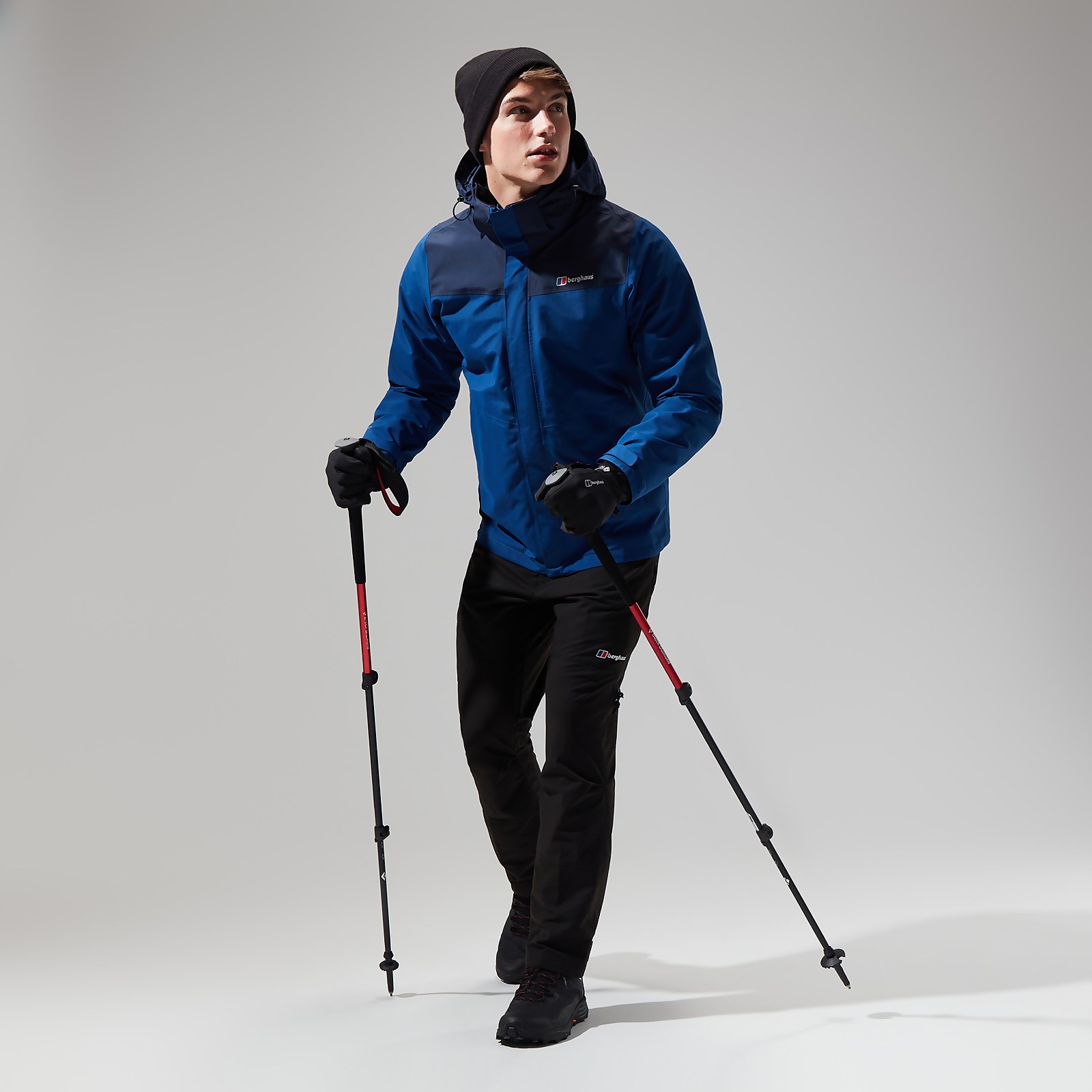 Berghaus Mens Hillwalker InterActive Jacket - Blue/Dark Blue