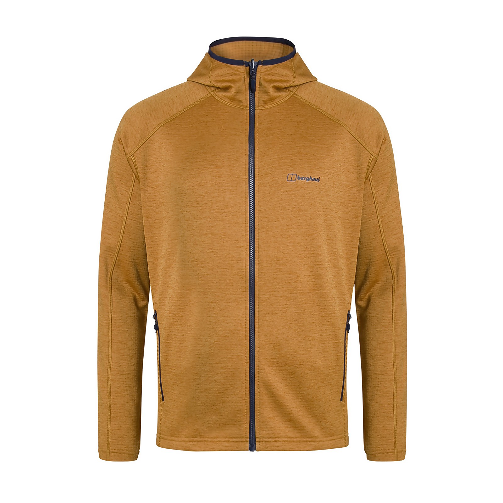 Berghaus Mens Spitzer Hooded Interactive Fleece Jacket - Orange - S