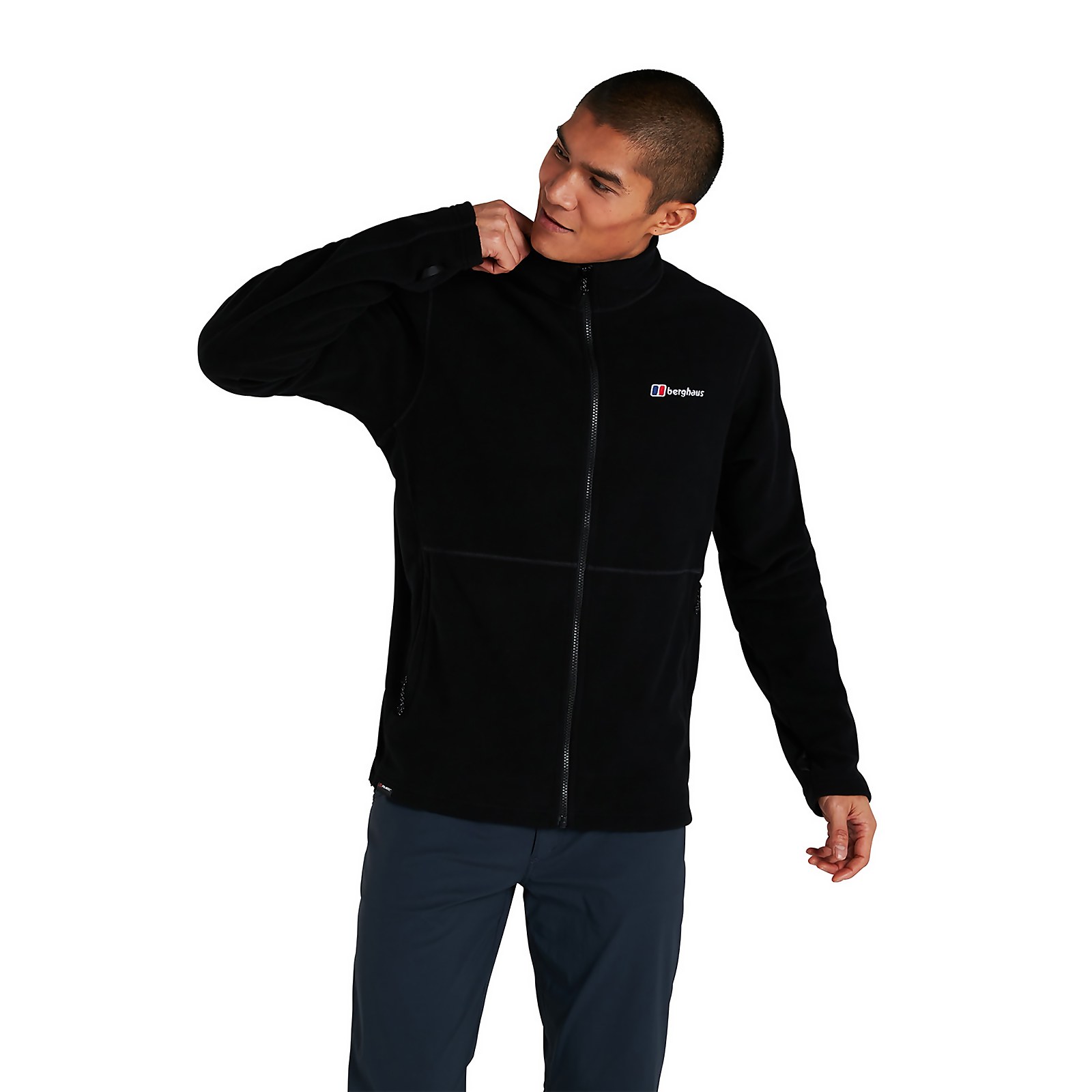 Berghaus Mens Prism Micro Polartec Interactive Fleece Jacket - Black - XS