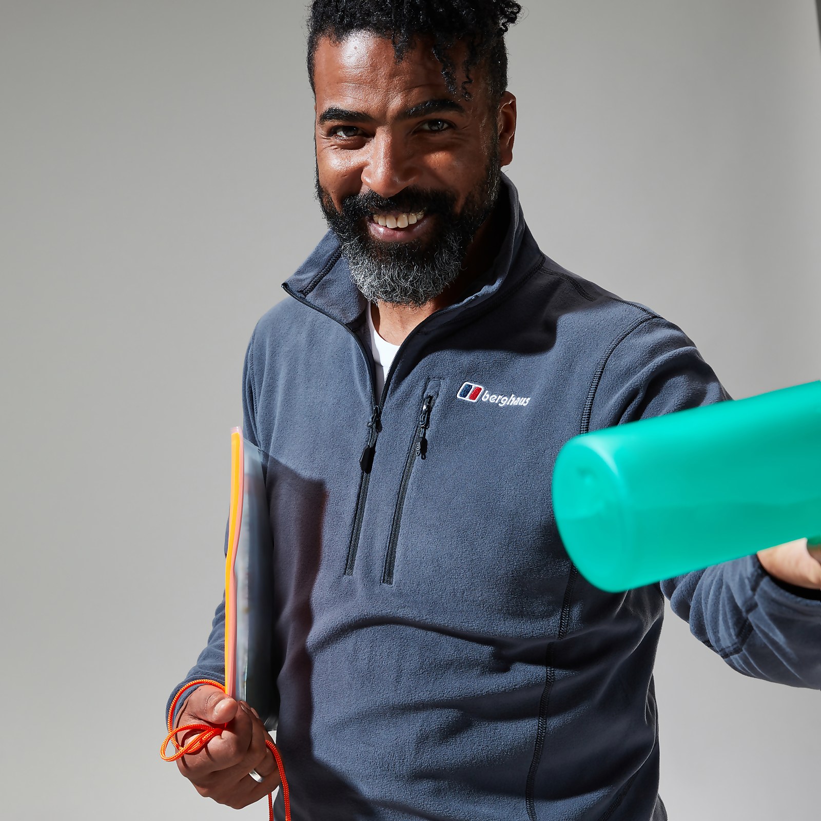 Men&rsquo;s Prism Micro Polartec Half Zip - Dark Grey