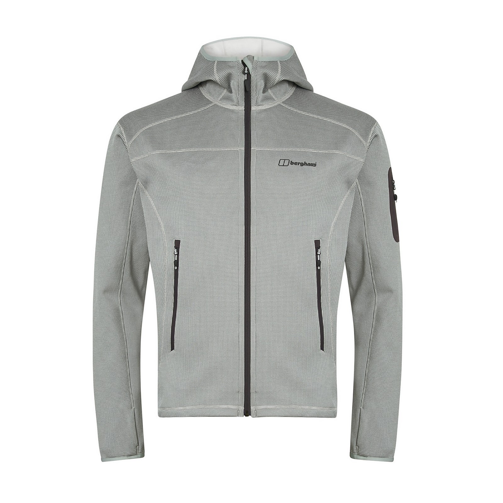 Berghaus Mens Pravitale Mountain 2.0 Hooded Fleece Jacket - Grey - S