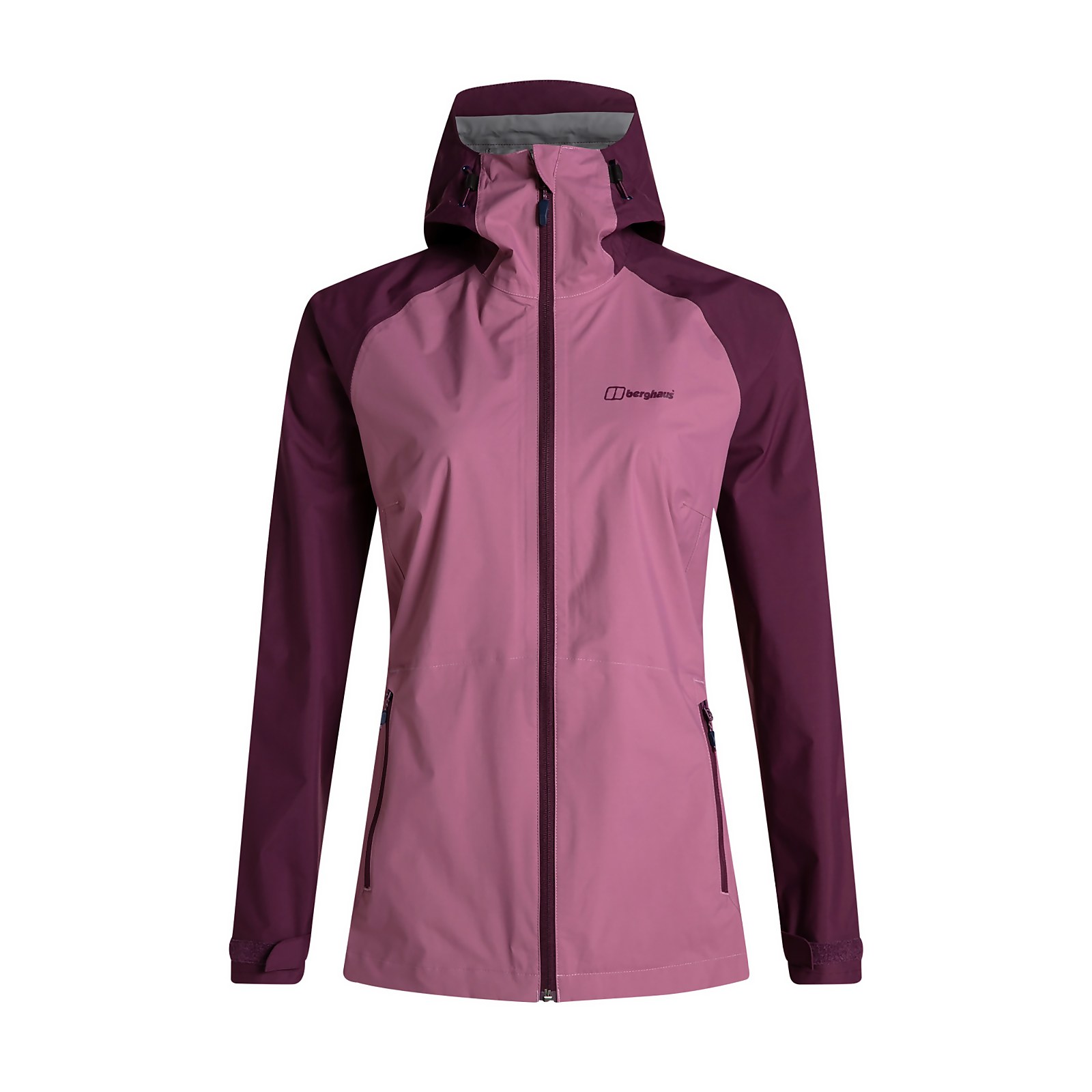 Berghaus Womens Deluge Pro Waterproof Jacket - Purple / Pink - 14