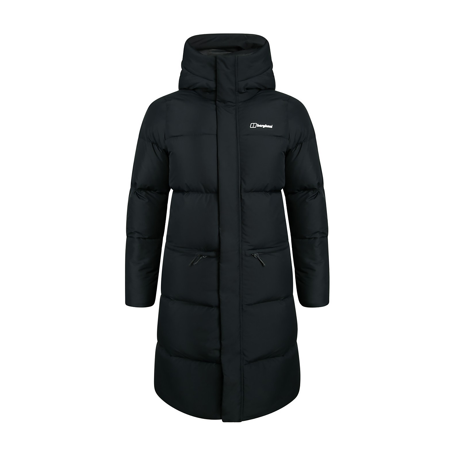 Berghaus Womens Combust Reflect Long Down Insulated Jacket - Black - 8
