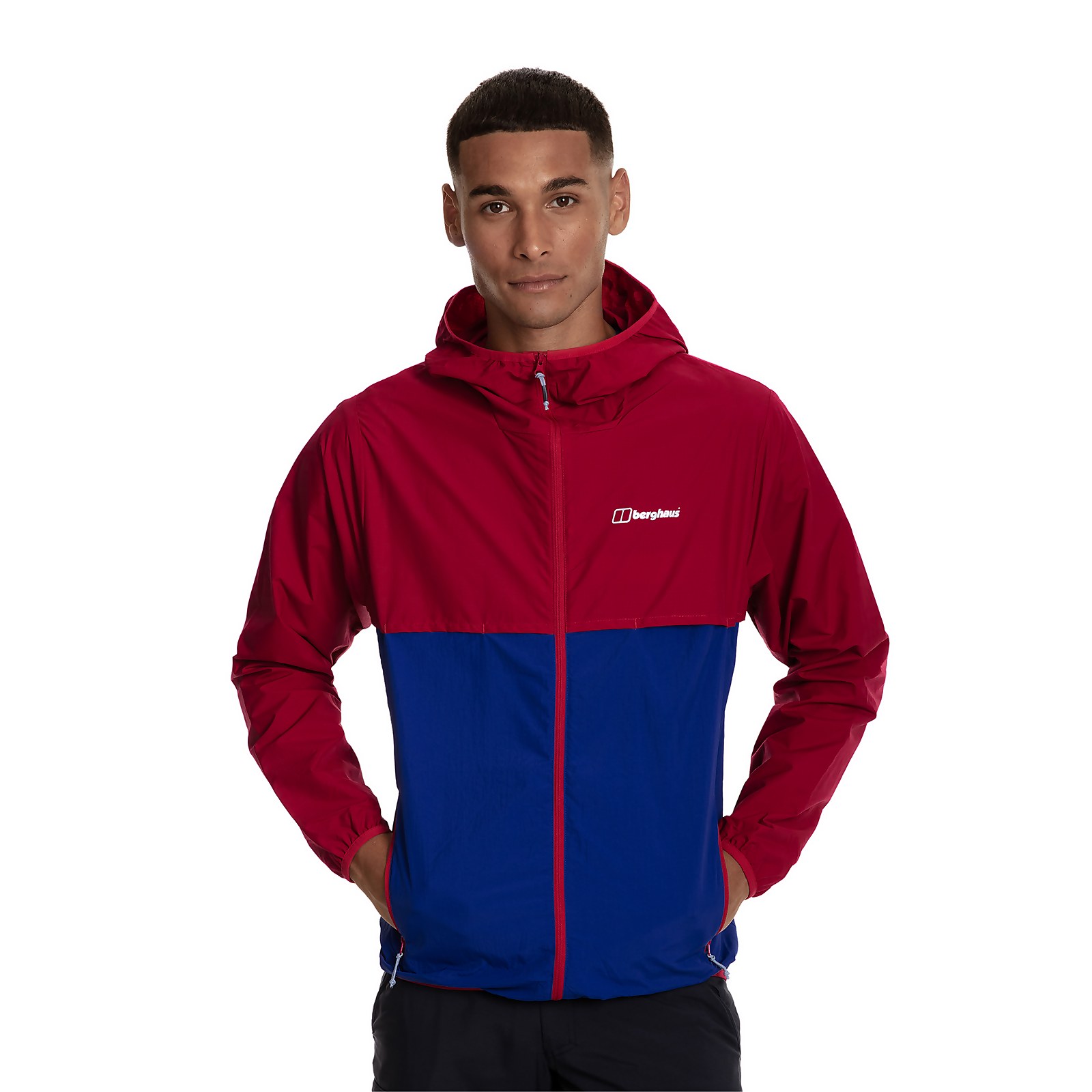 Men’s Corbeck Windproof Jacket - Red / Blue