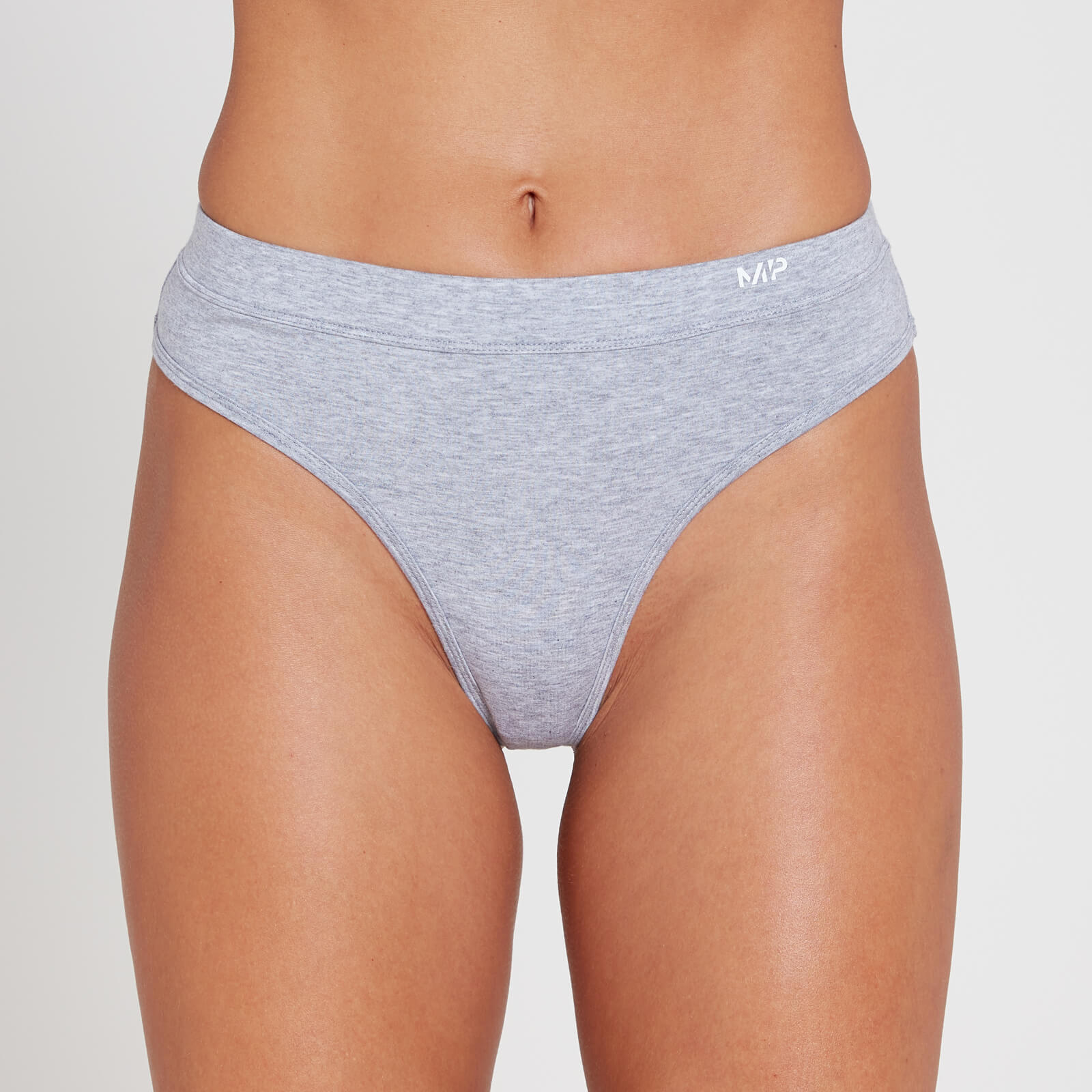 

MP Women's Cotton Essentials Thong - Grey Marl - L