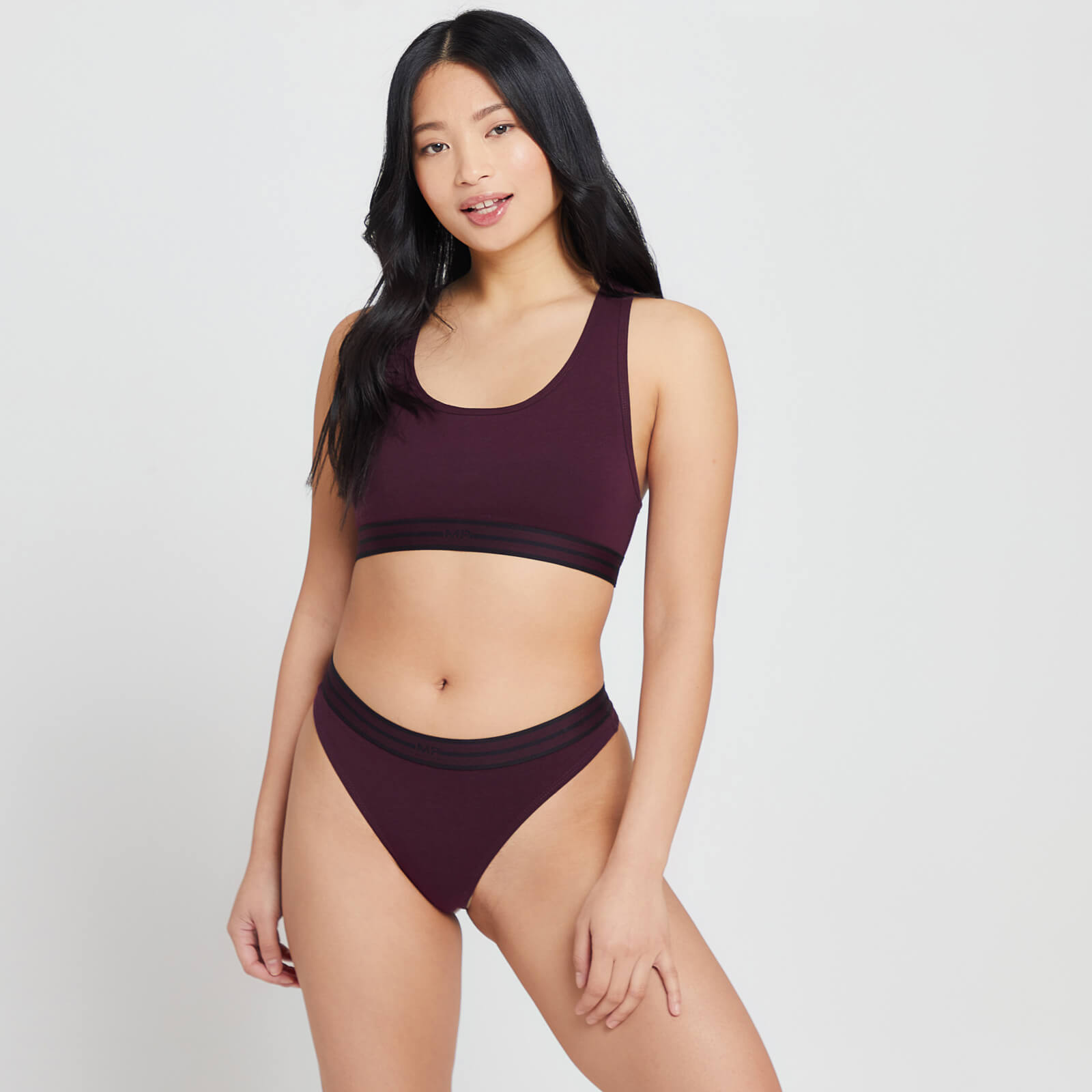 5059883087900 - Essentials Bralette für Damen - Grape - XS