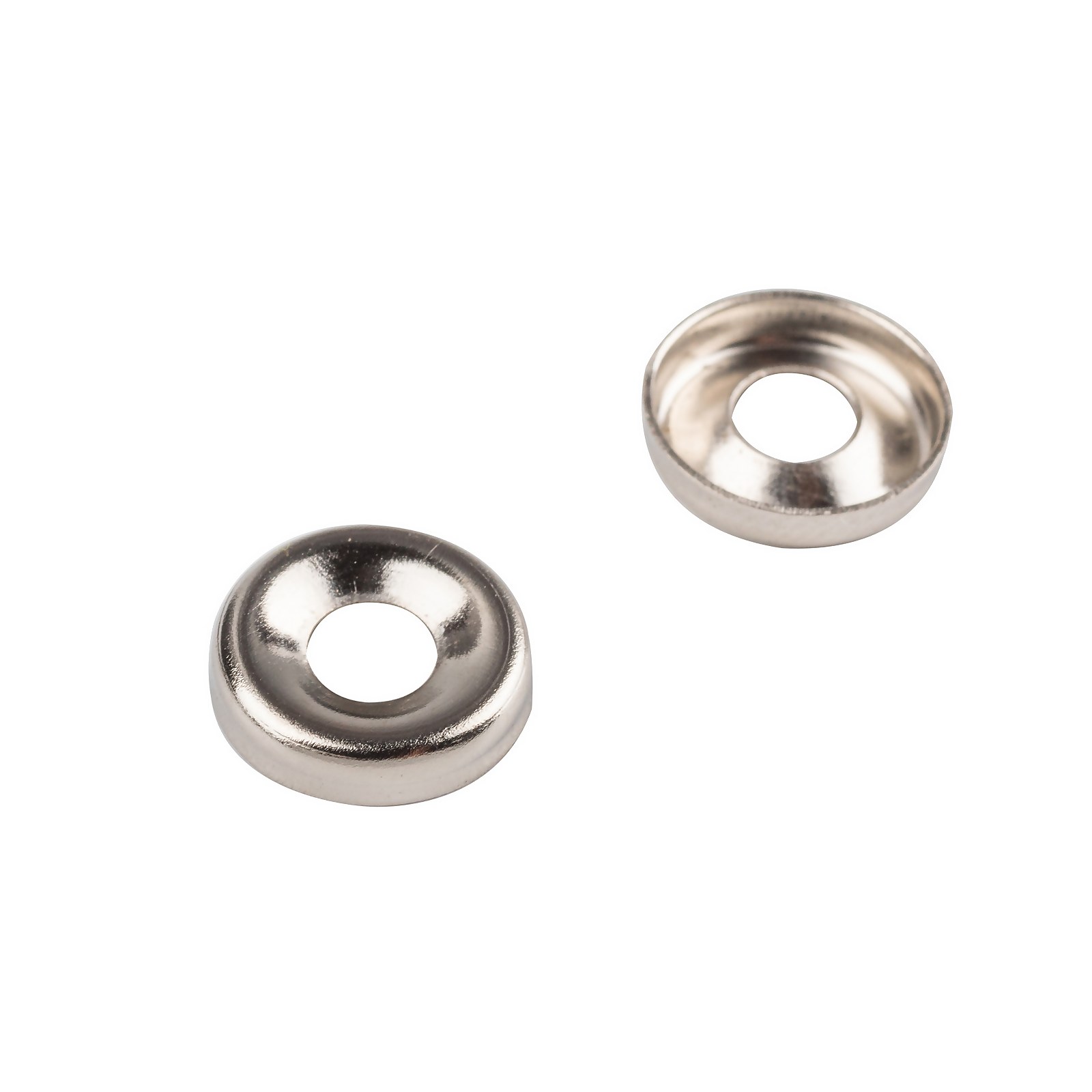 Photo of Homebase Nickel Plated Screw Cup Washer 3.5mm 20 Pack