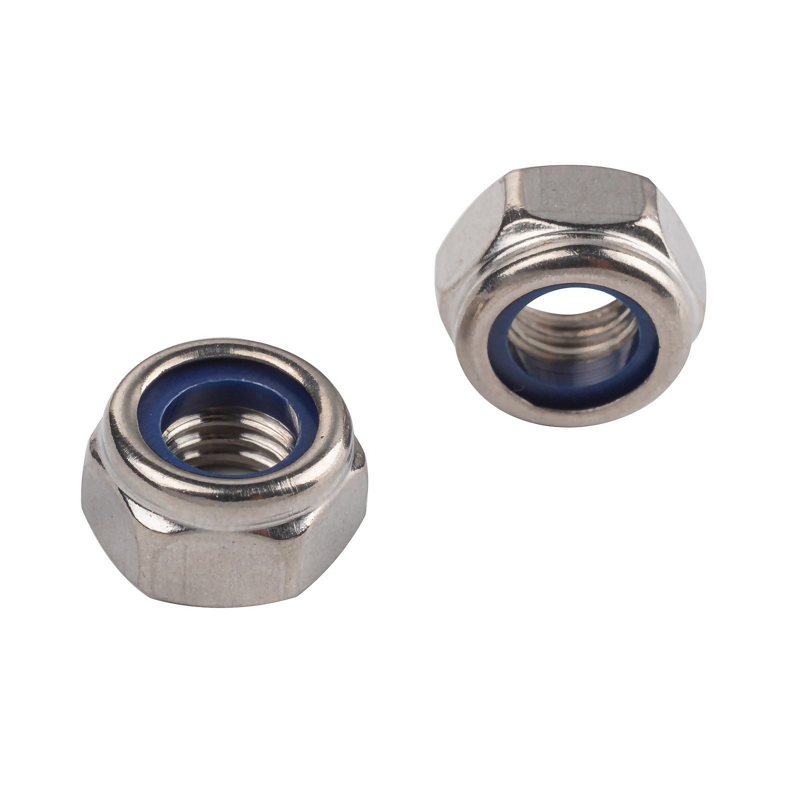 Photo of Homebase Stainless Steel Locking Nut M6 5 Pack