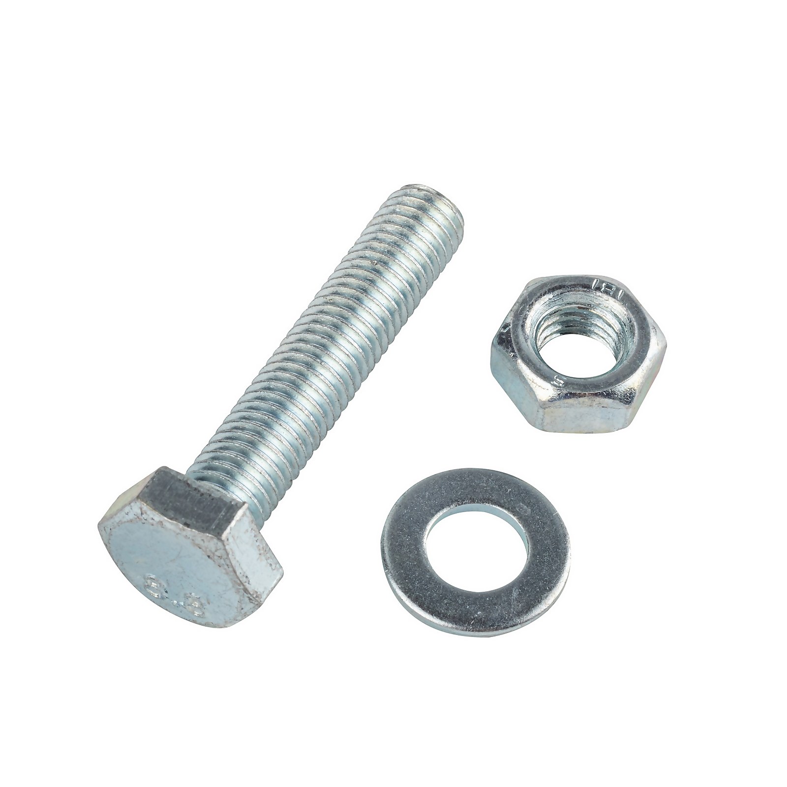 Photo of Homebase Zinc Plated Hex Bolt M8 40mm 10 Pack