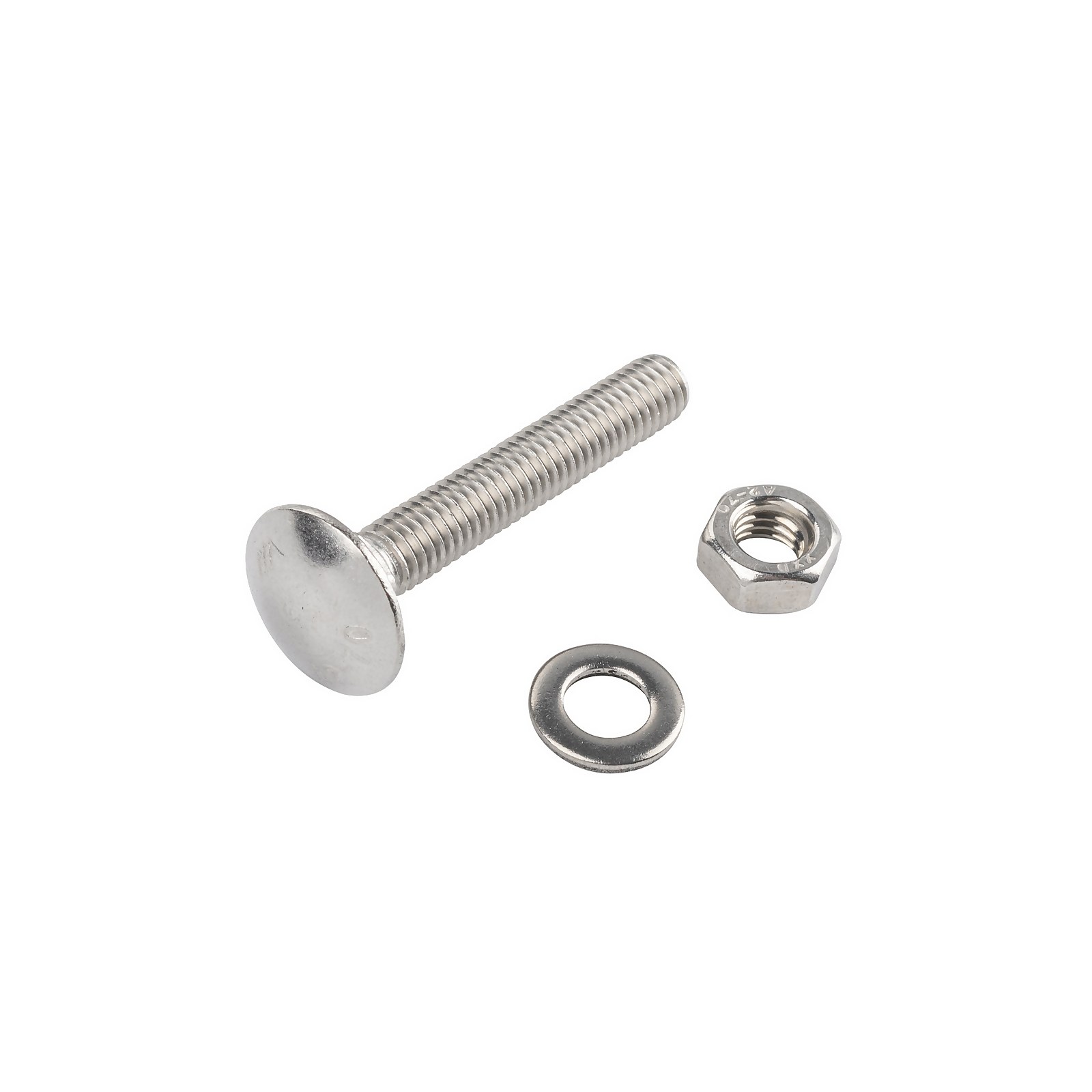 Photo of Homebase Stainless Steel Coach Bolt M6 40mm 5 Pack