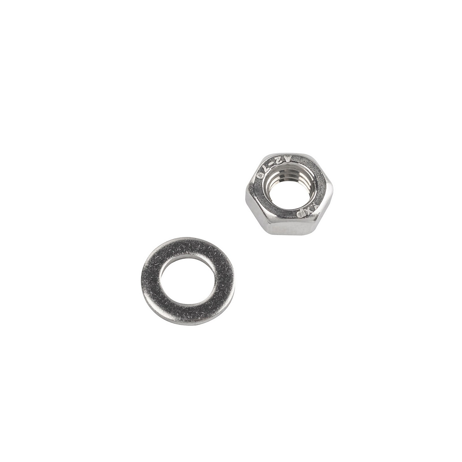 Photo of Homebase Stainless Steel Hex Nut & Washer M6 5 Pack